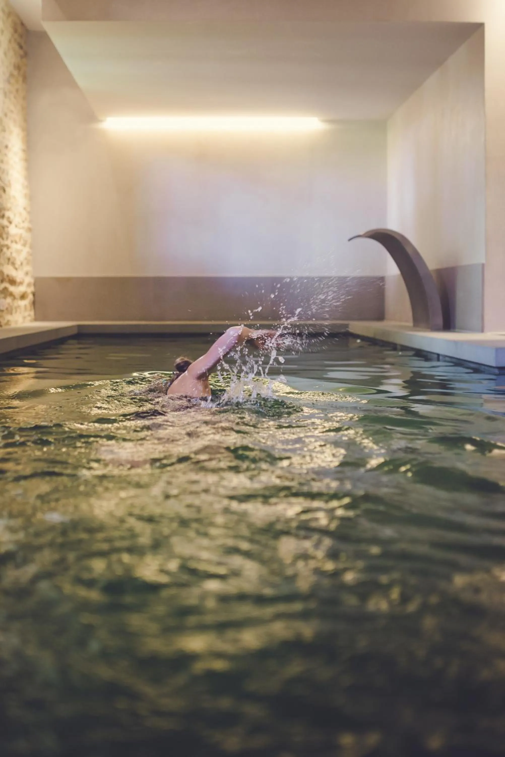 Swimming pool in Château de Bagnols