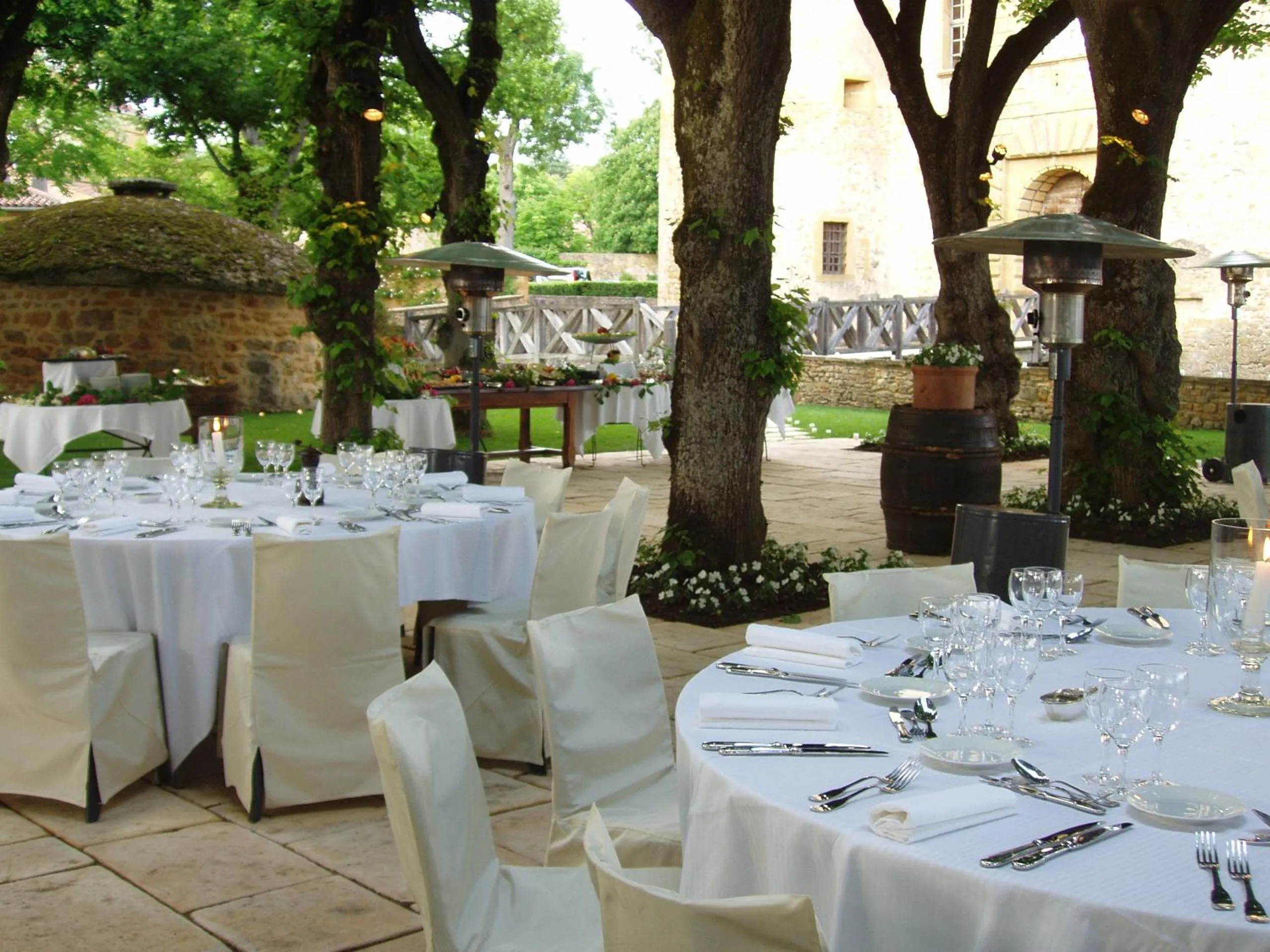 Patio in Château de Bagnols