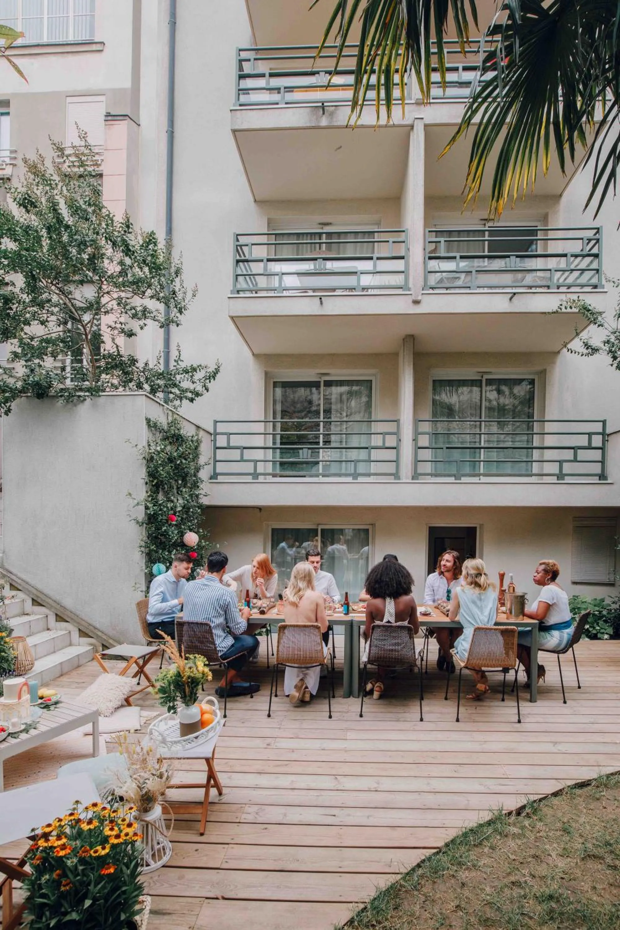 Garden in PEPPER & PAPER Apartments