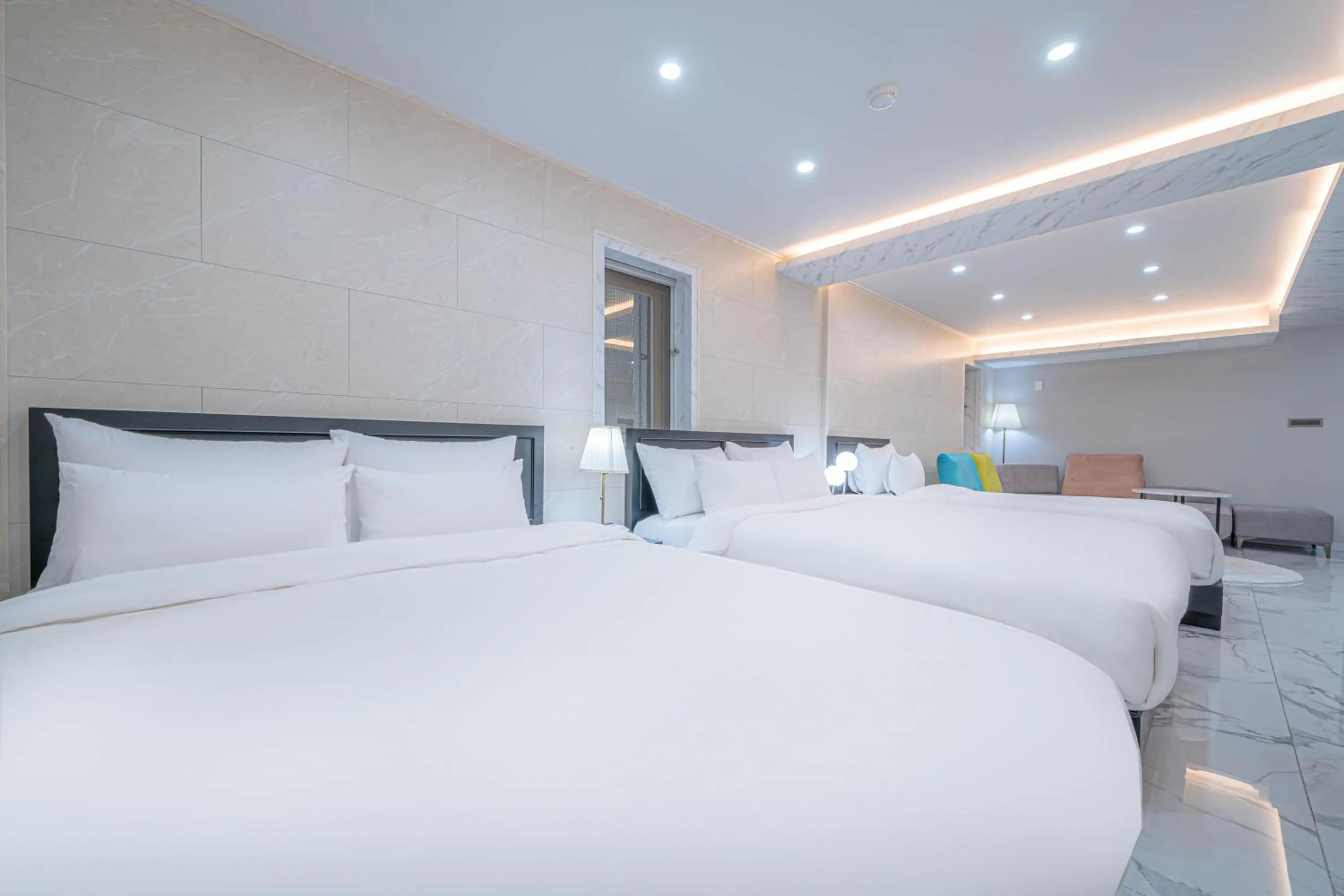 Bed in Gwangan Stay Hotel