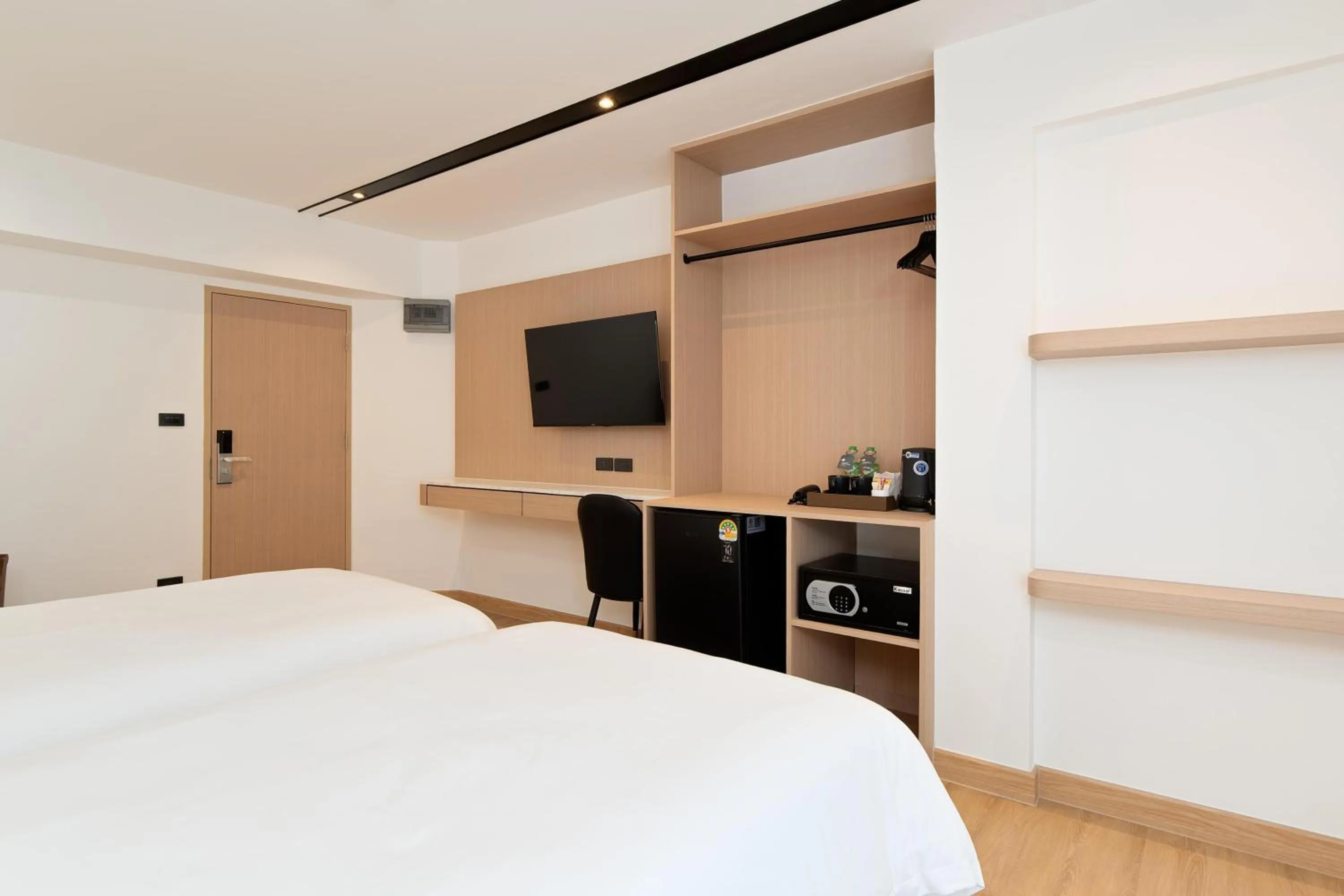 Bed in P-Park Hotel Bangkok