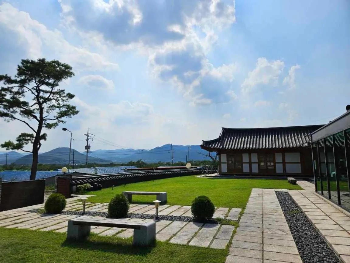 View (from property/room) in Gyeongju Hwarangroo
