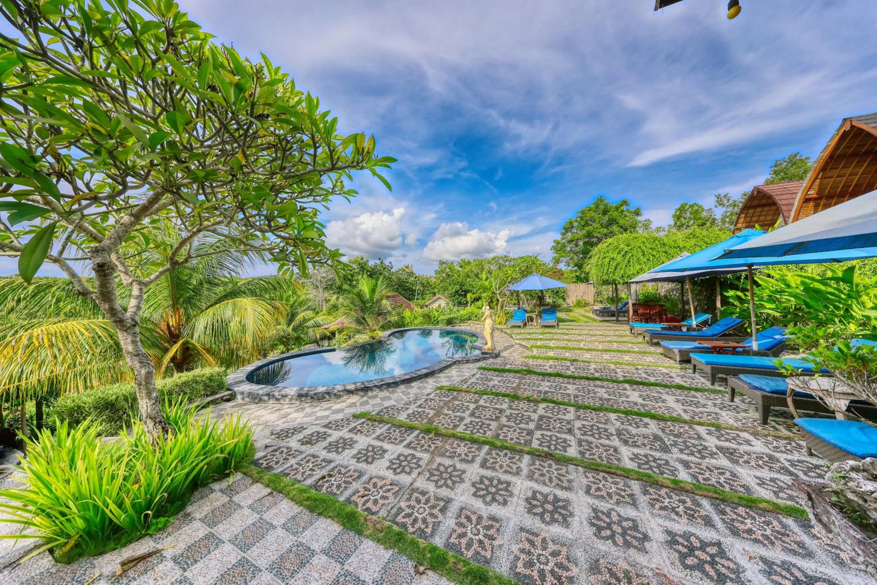 Natural landscape in Bagia Bungalows