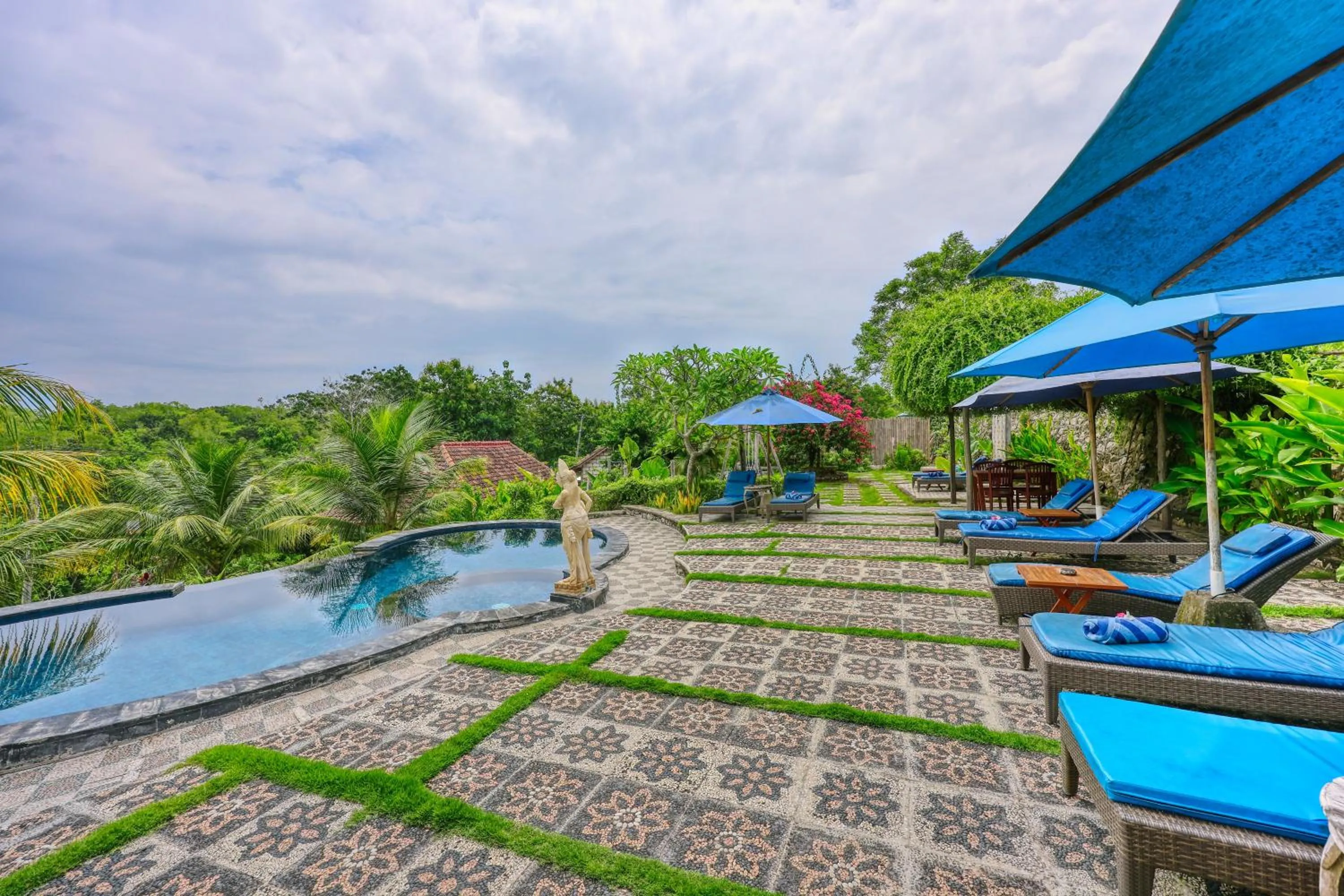 Natural landscape in Bagia Bungalows
