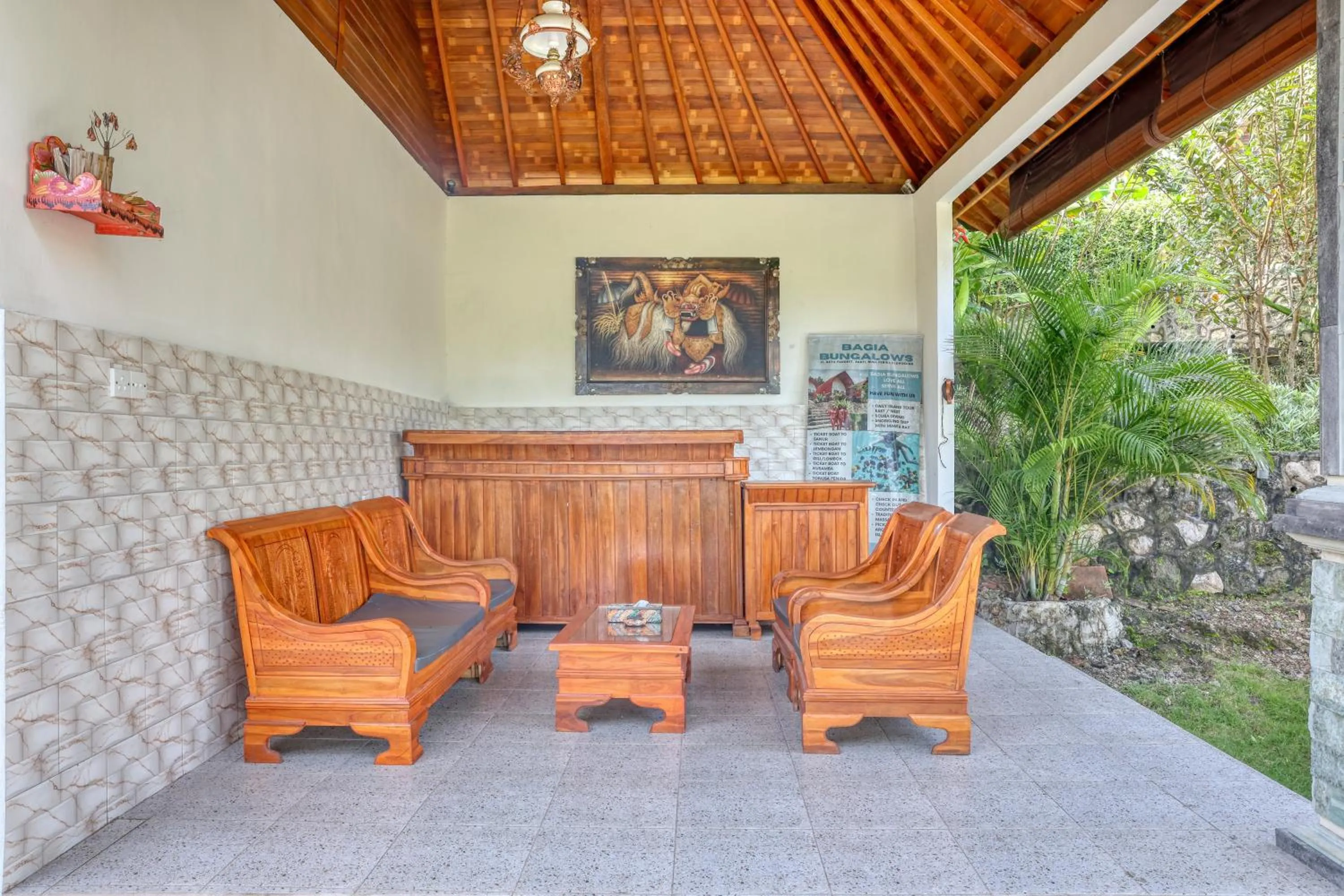 Lobby or reception in Bagia Bungalows