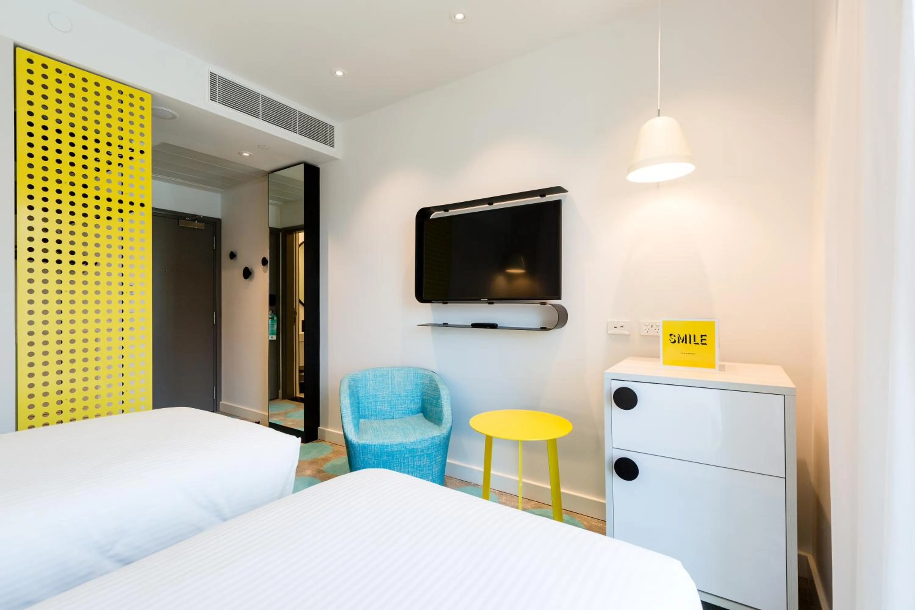 TV and multimedia, Bed in ibis Styles East Perth