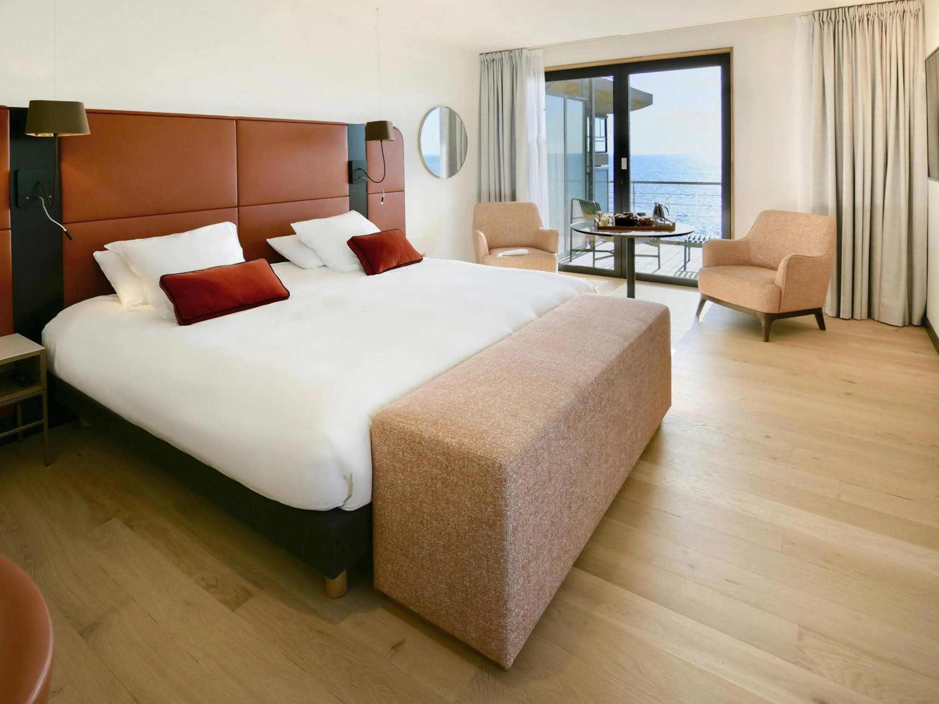 Bedroom, Bed in Sainte-Barbe Hotel & Spa Le Conquet - MGallery Collection