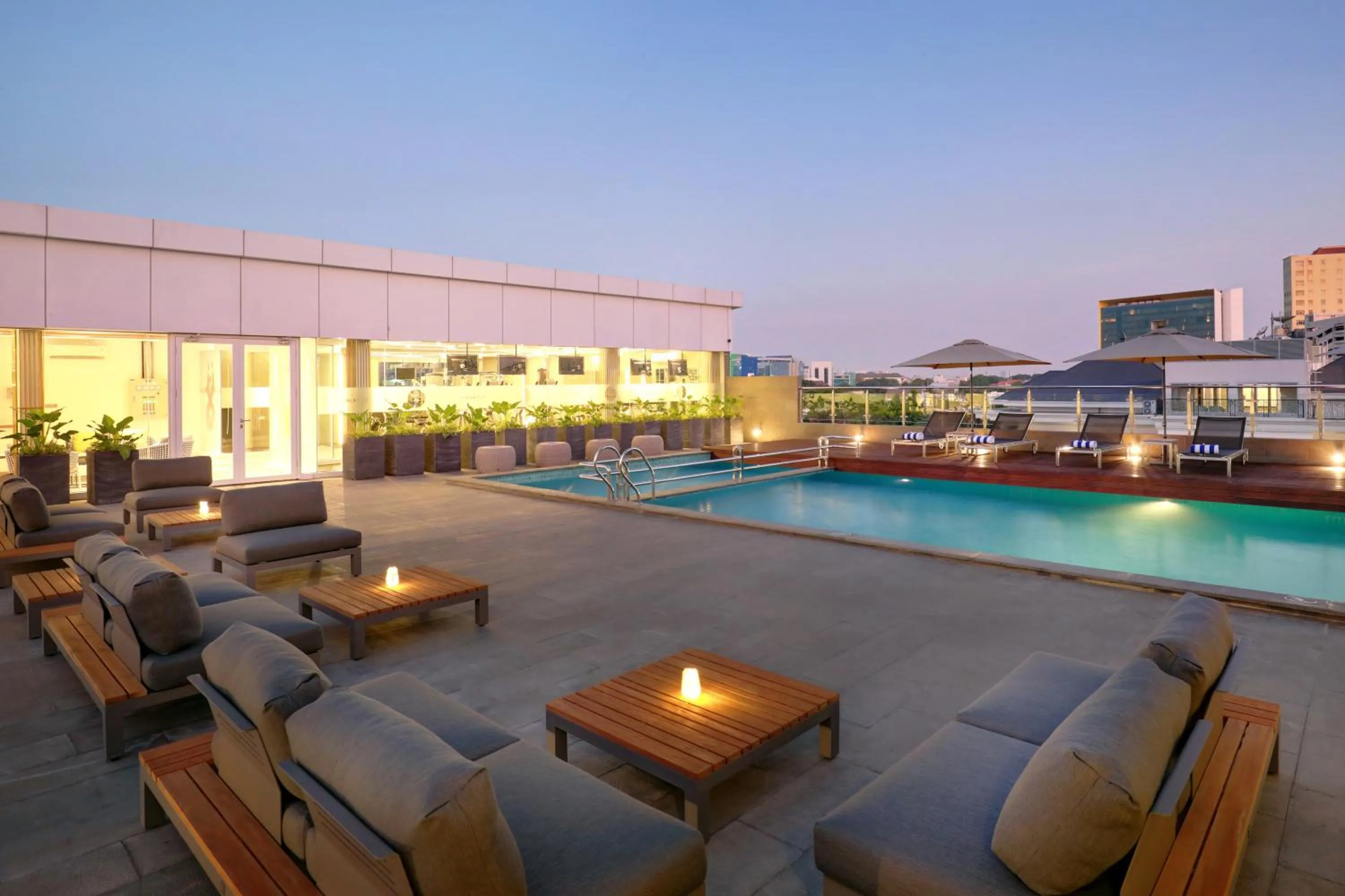 Swimming pool in Novotel Jakarta Cikini