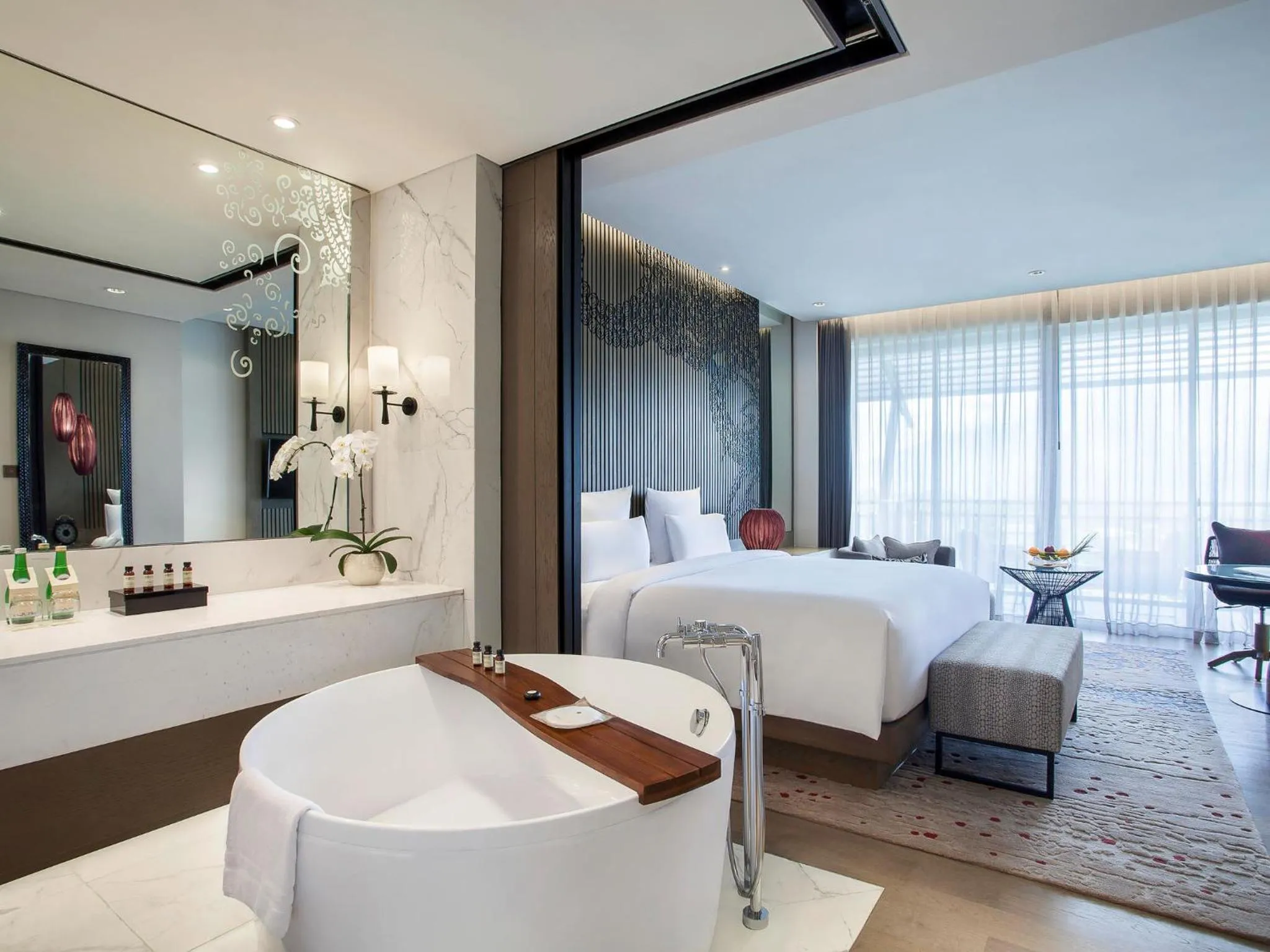 Bathroom, Bed in Pullman Ciawi Vimala Hills Resort