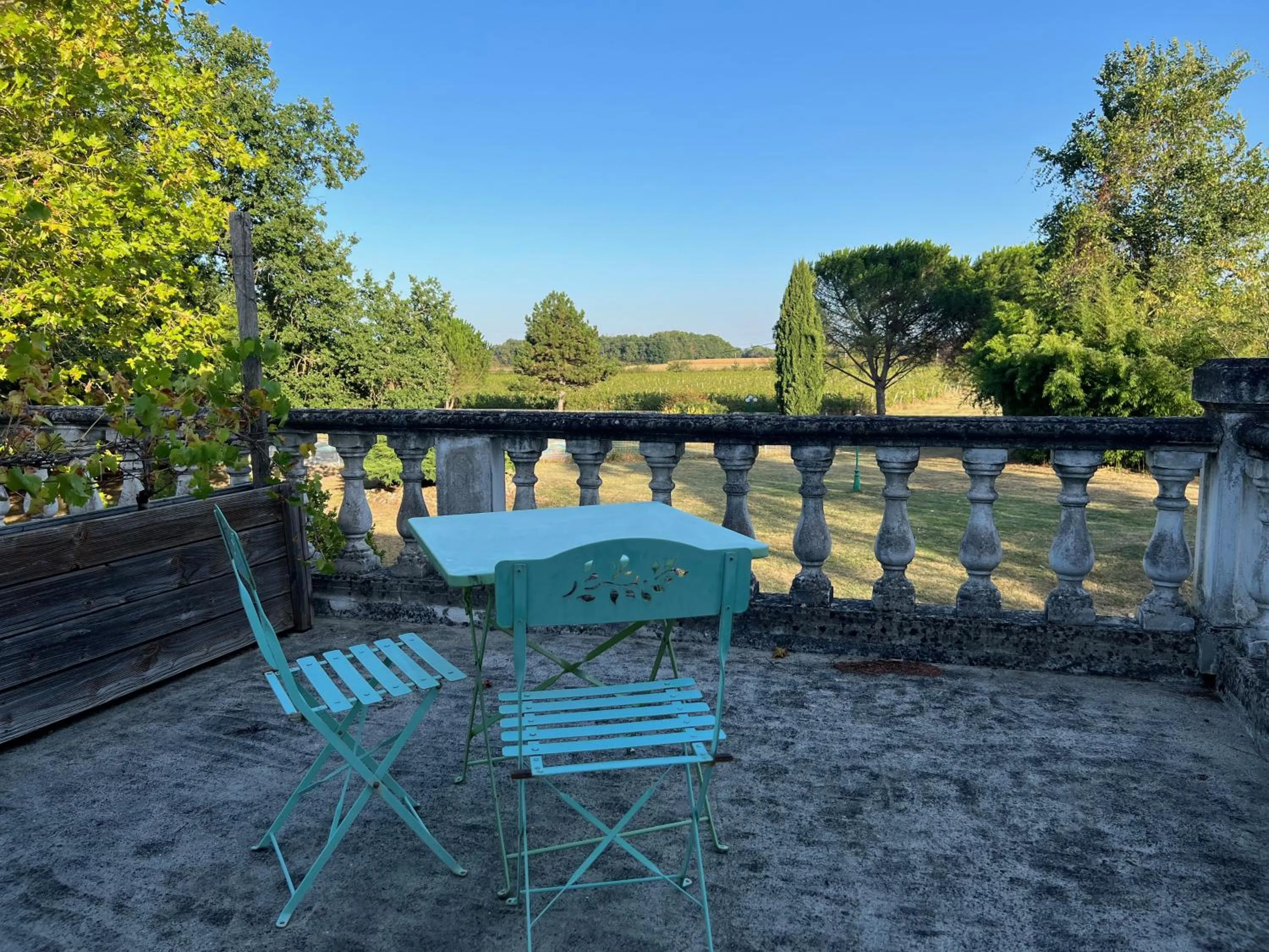 Balcony/Terrace in CHATEAU LA LOGE