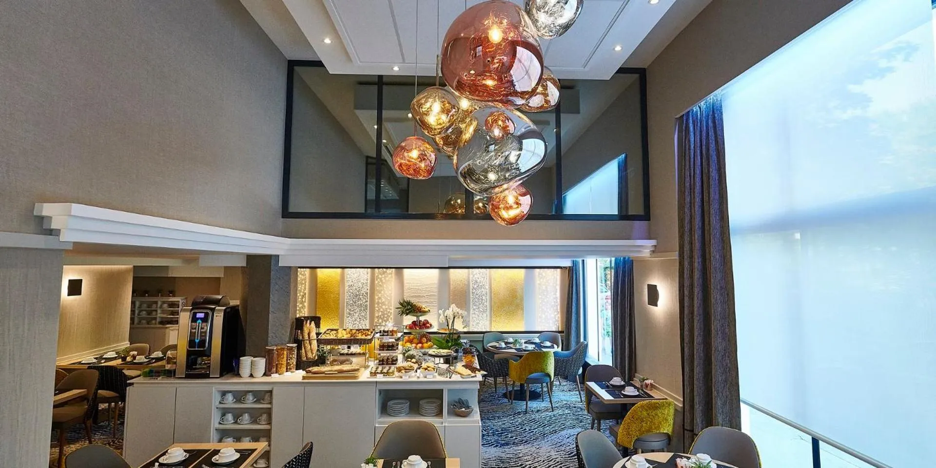 Buffet breakfast in Best Western Plus Hotel Carlton Annecy