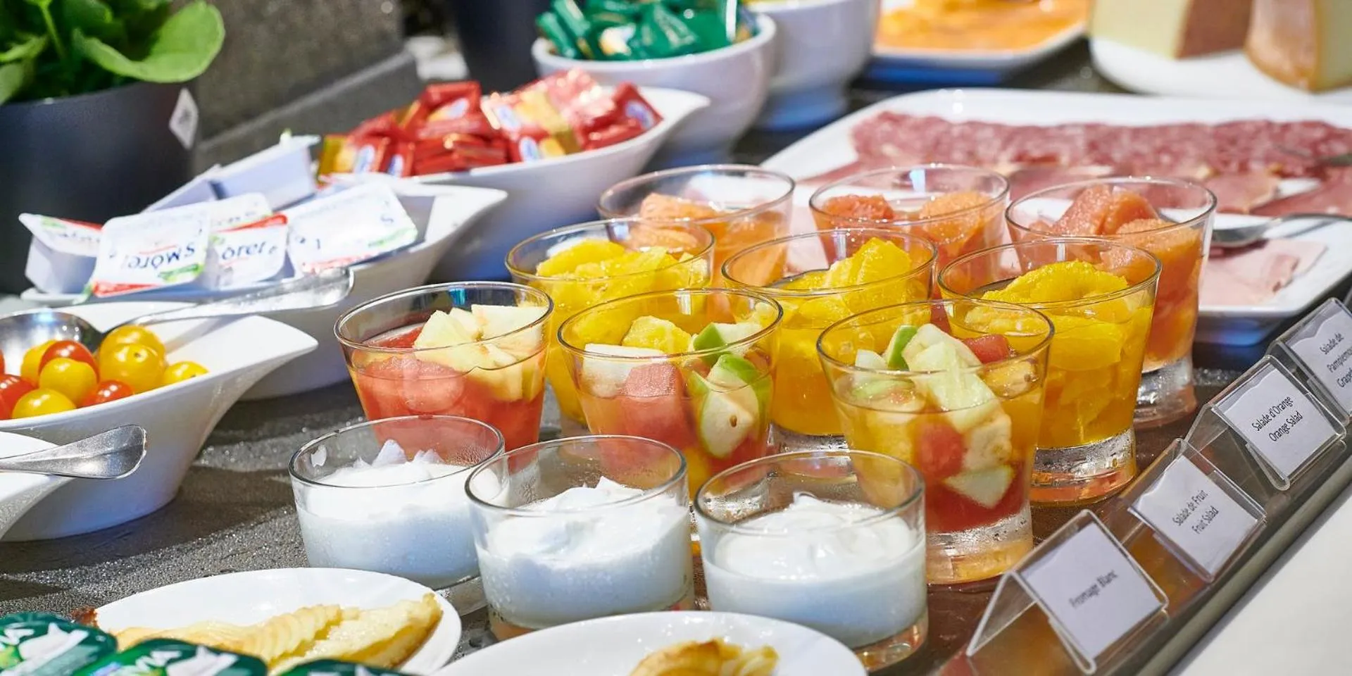 Buffet breakfast in Best Western Plus Hotel Carlton Annecy