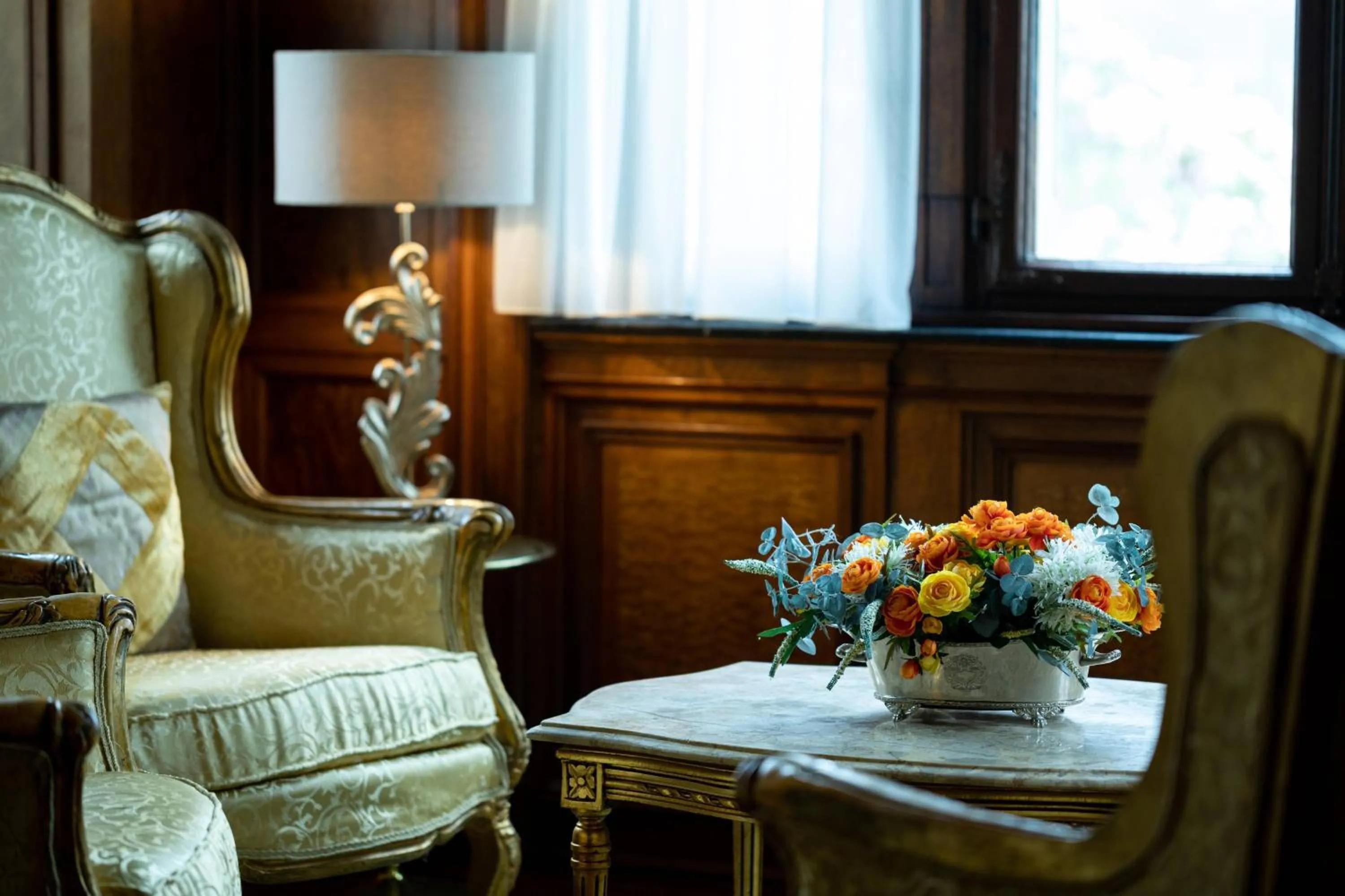 Living room in Schloss Lieser, Autograph Collection