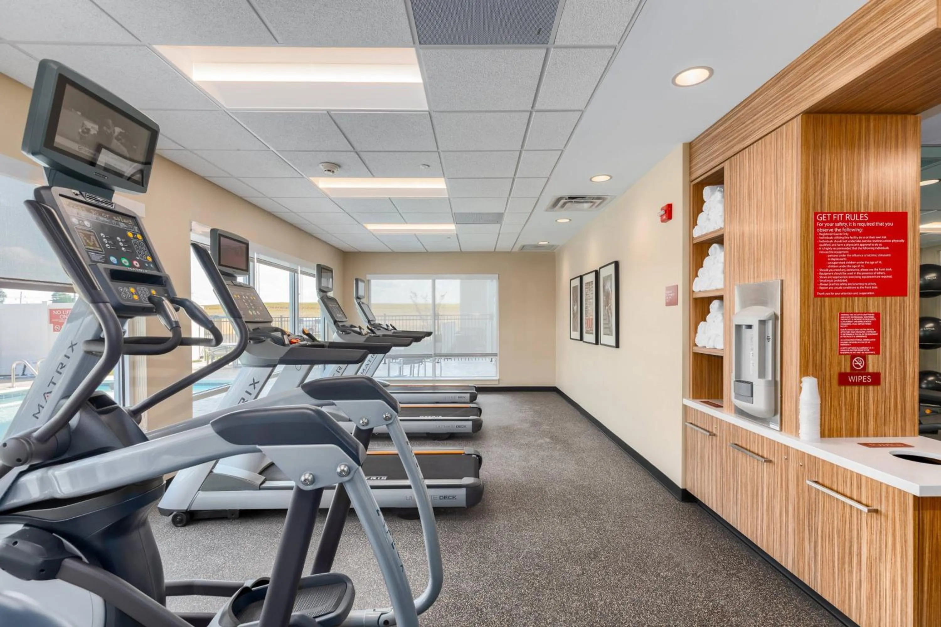 Fitness centre/facilities in TownePlace Suites by Marriott Owensboro