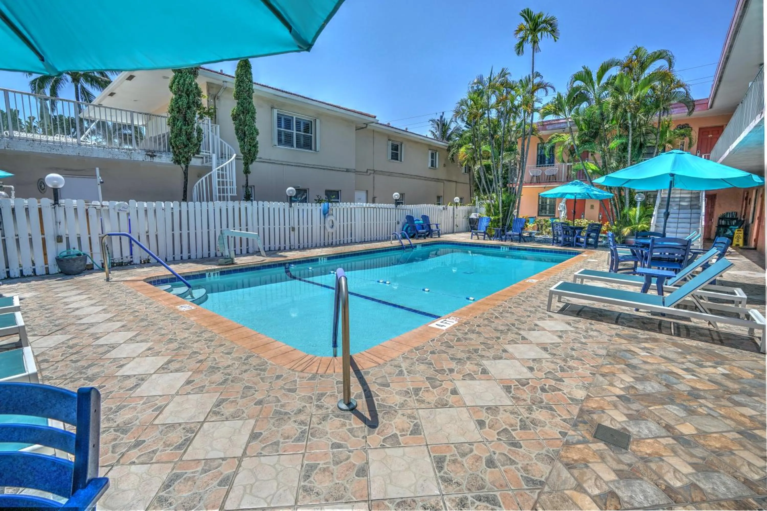 Swimming pool in Sea Garden by the Sea