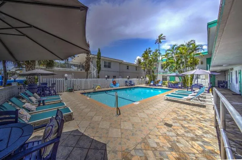 Swimming pool in Sea Garden by the Sea