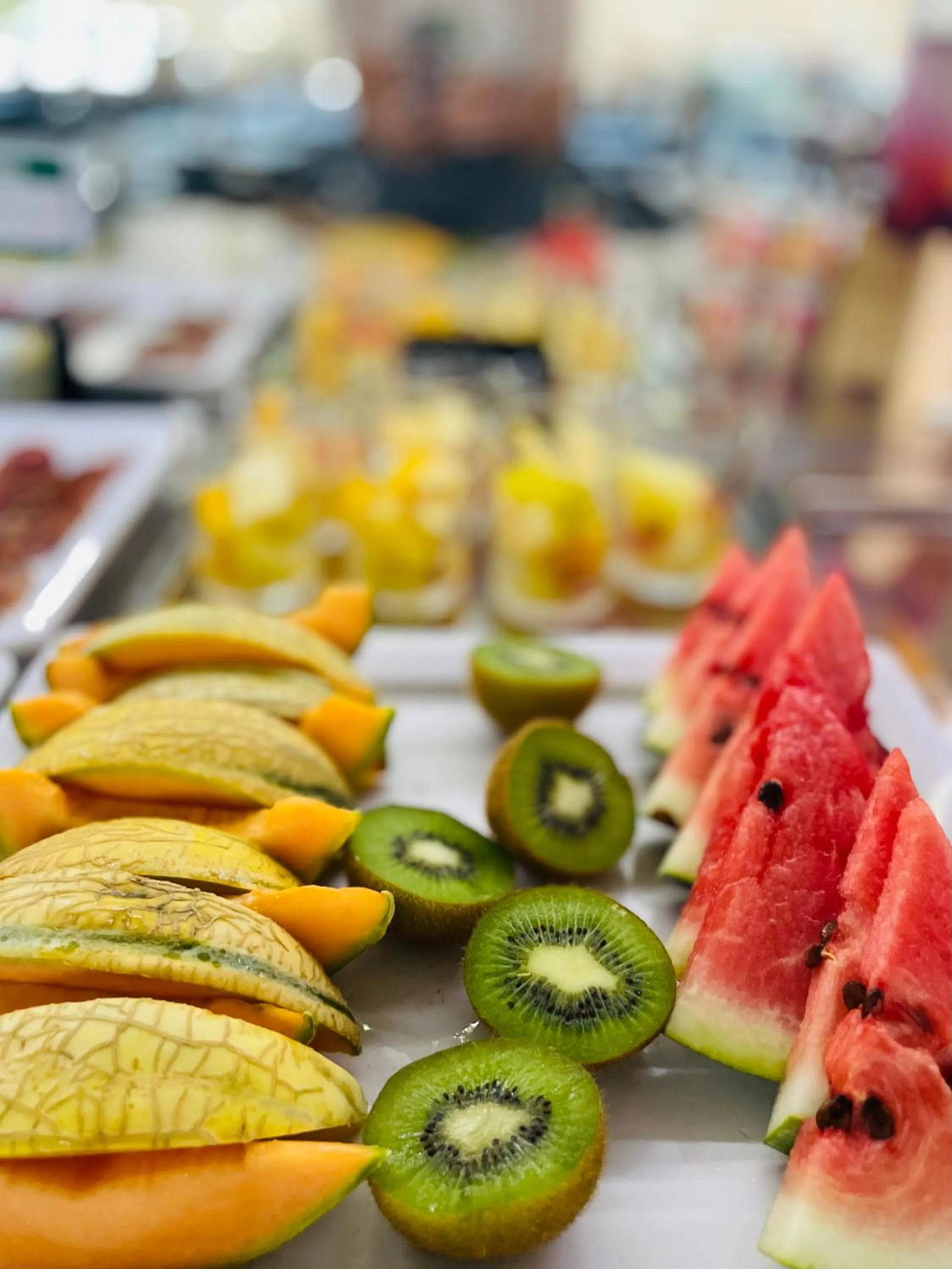 Buffet breakfast in Brit Hotel Acacias