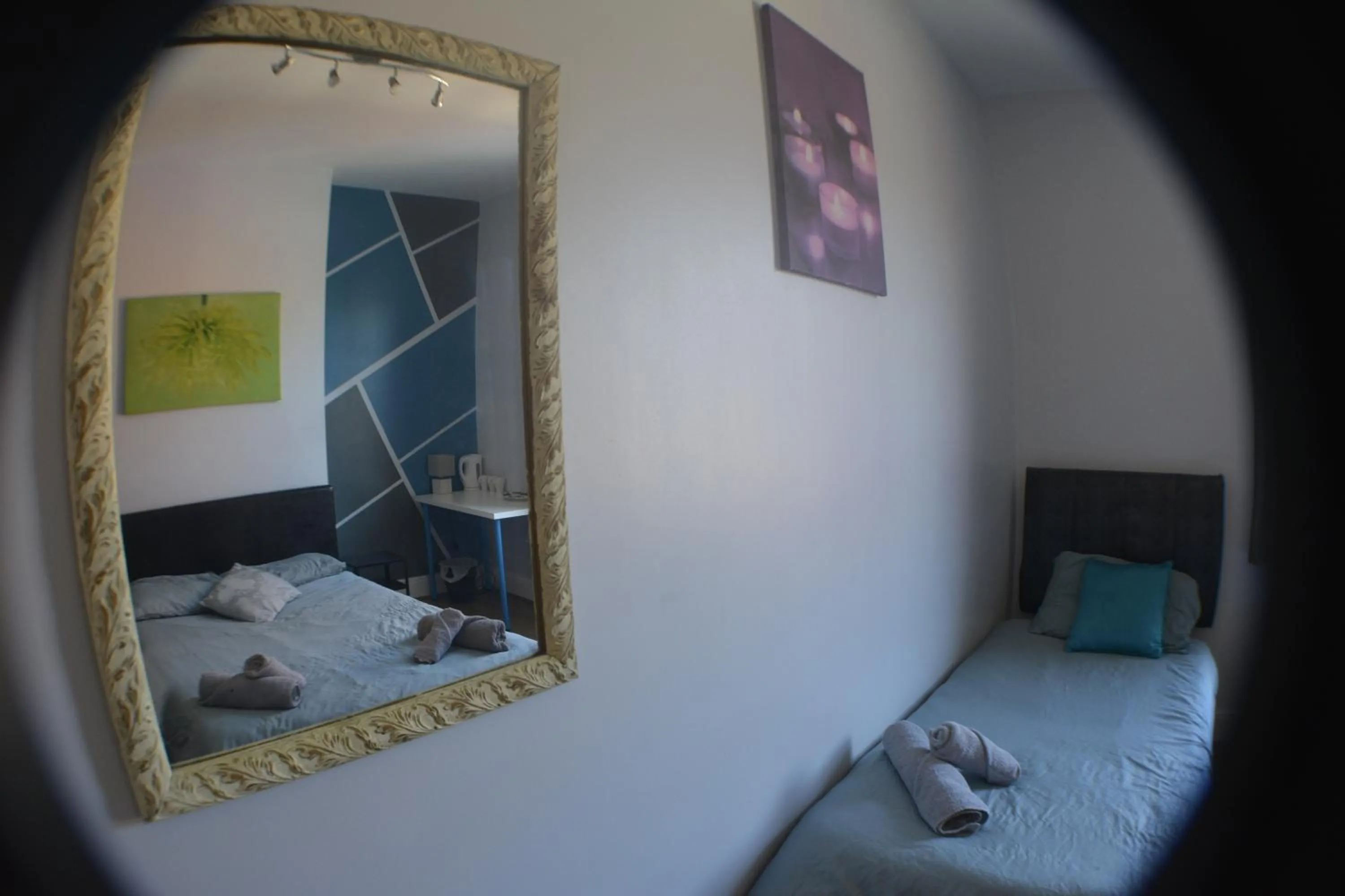 Decorative detail, Bed in Kensington Guest House Liverpool