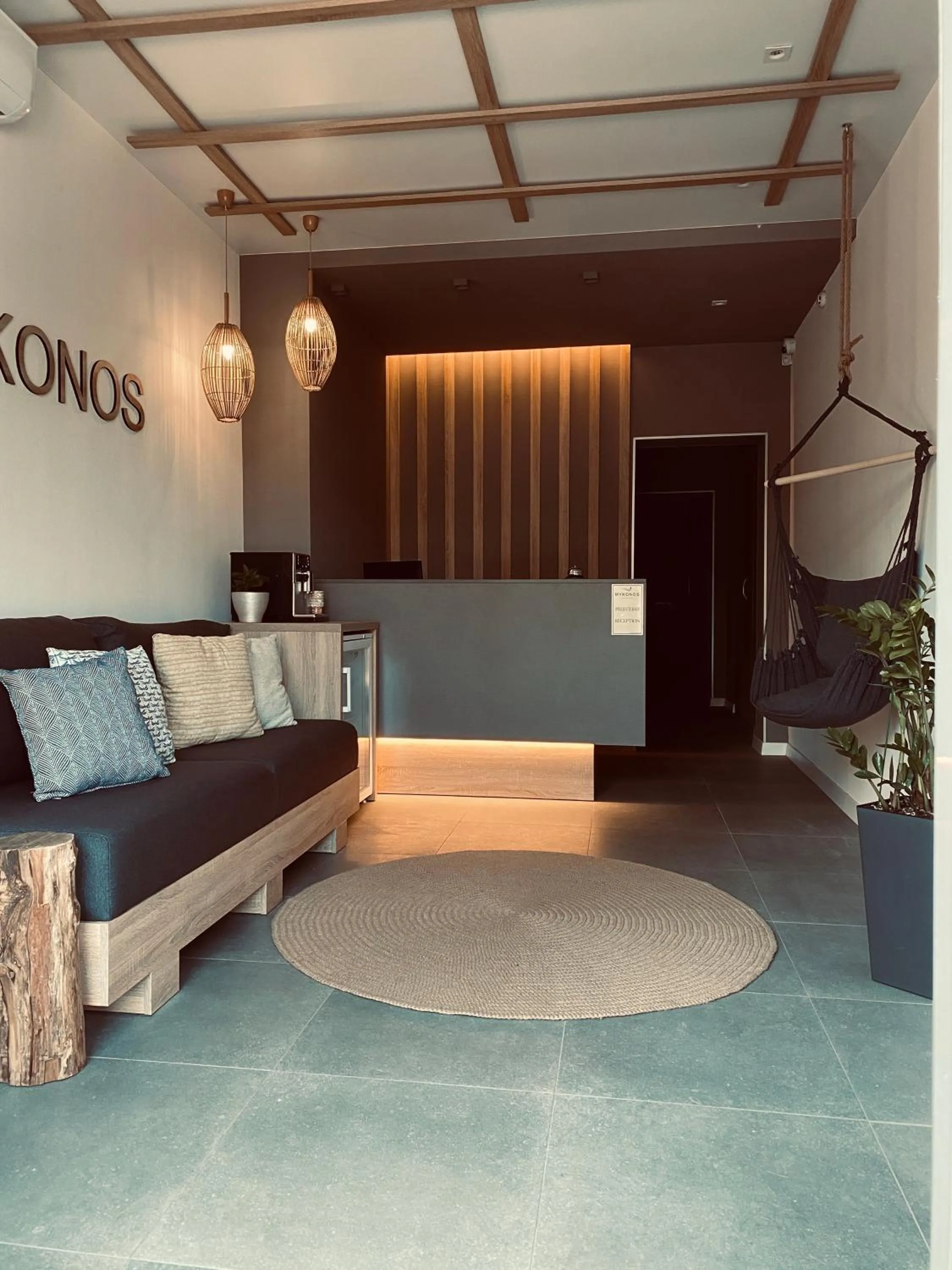 Seating area in Mykonos Hotel Apart - Maestro