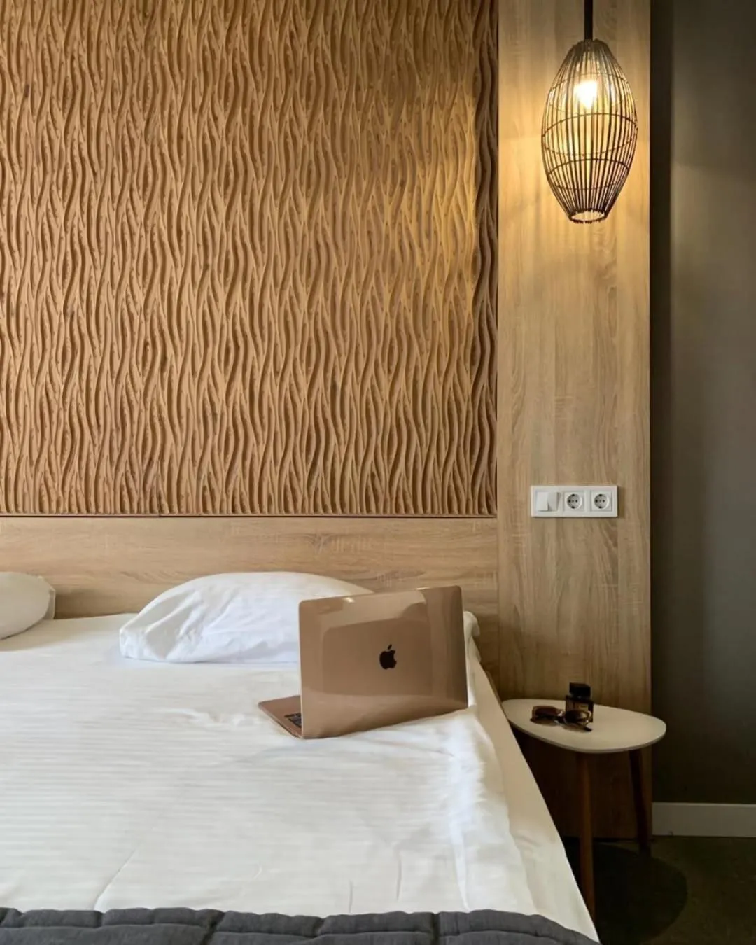 Bed in Mykonos Hotel Apart - Maestro