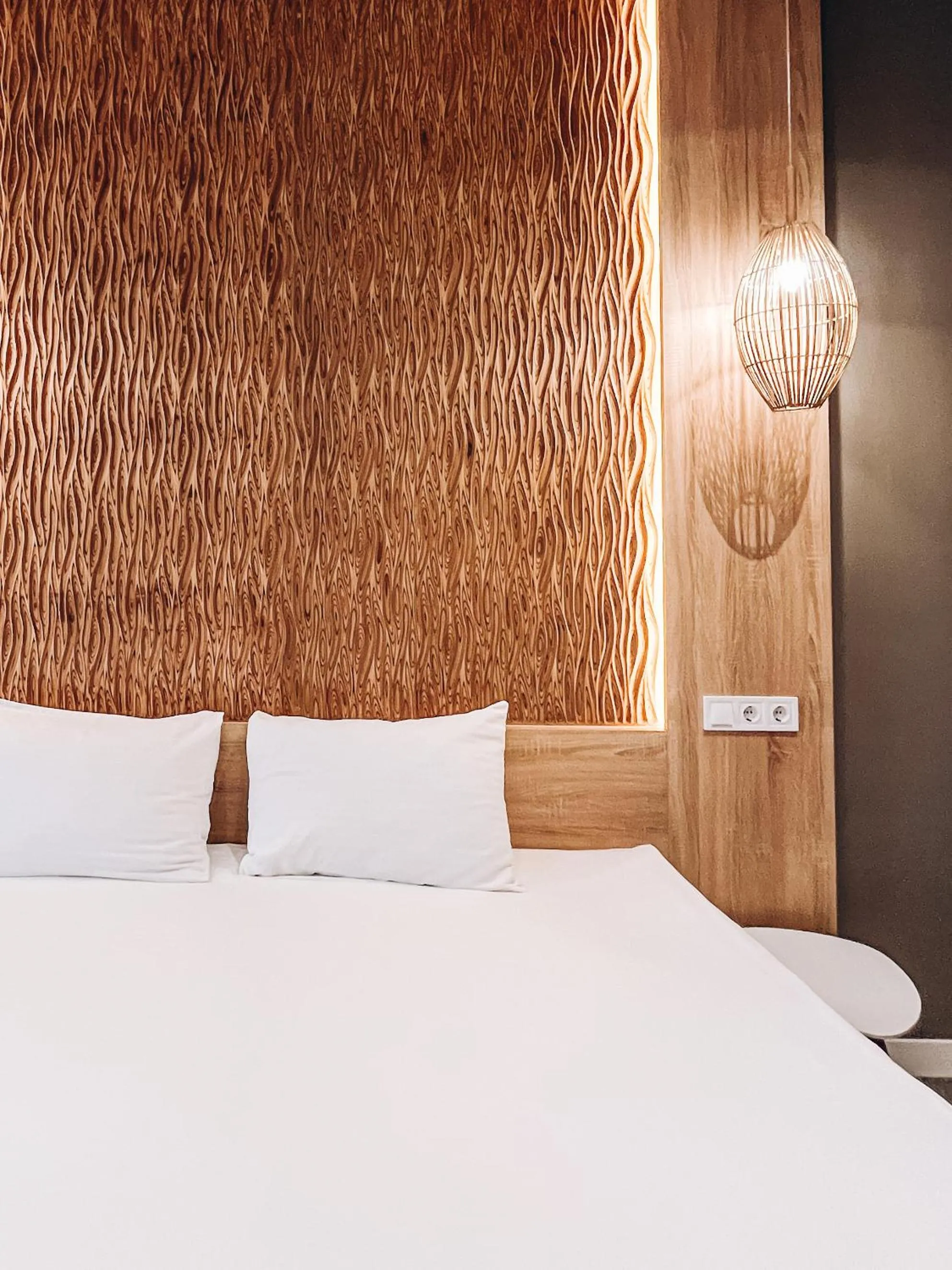 Bed in Mykonos Hotel Apart - Maestro