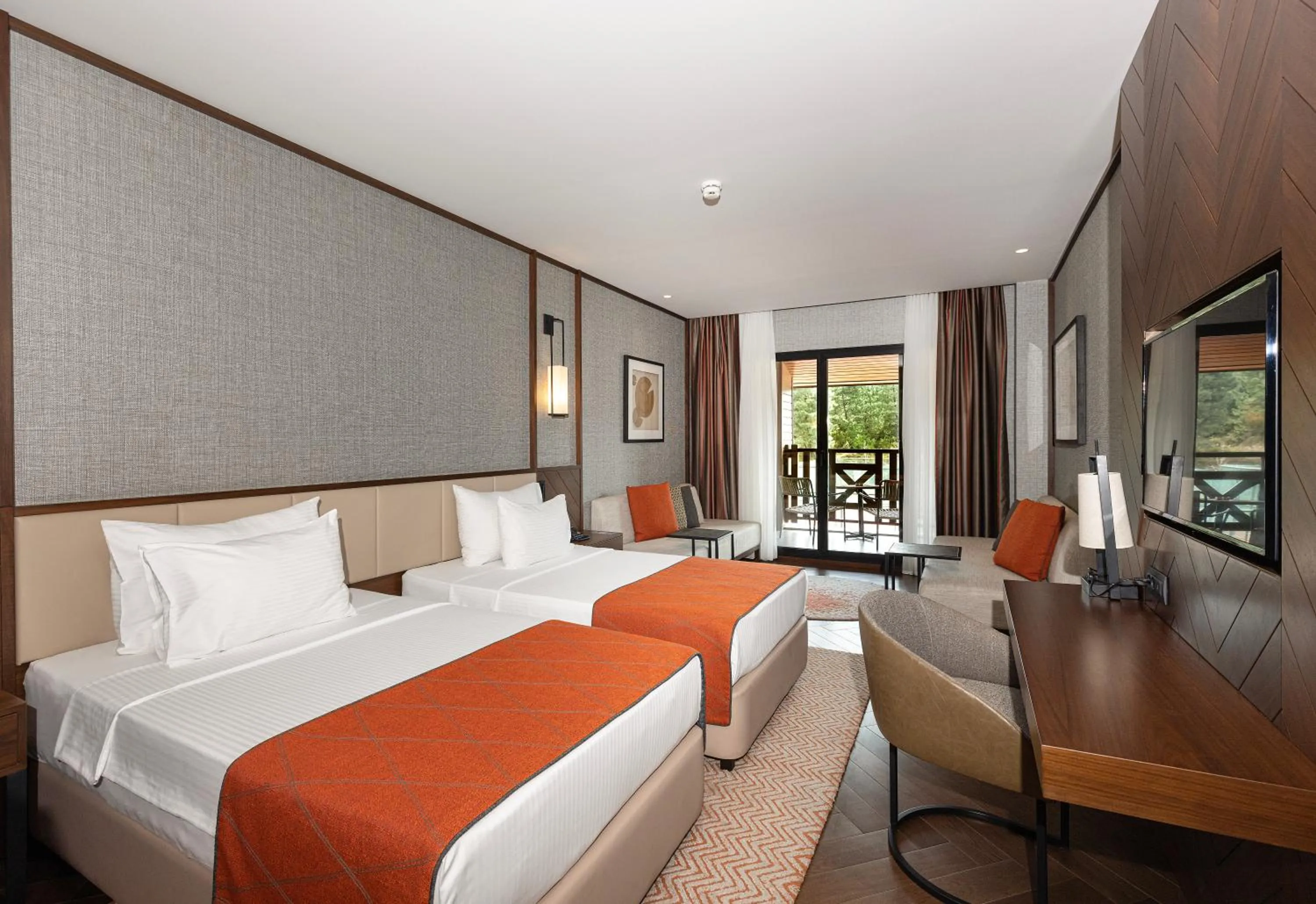 Bed in Elite World Grand Sapanca