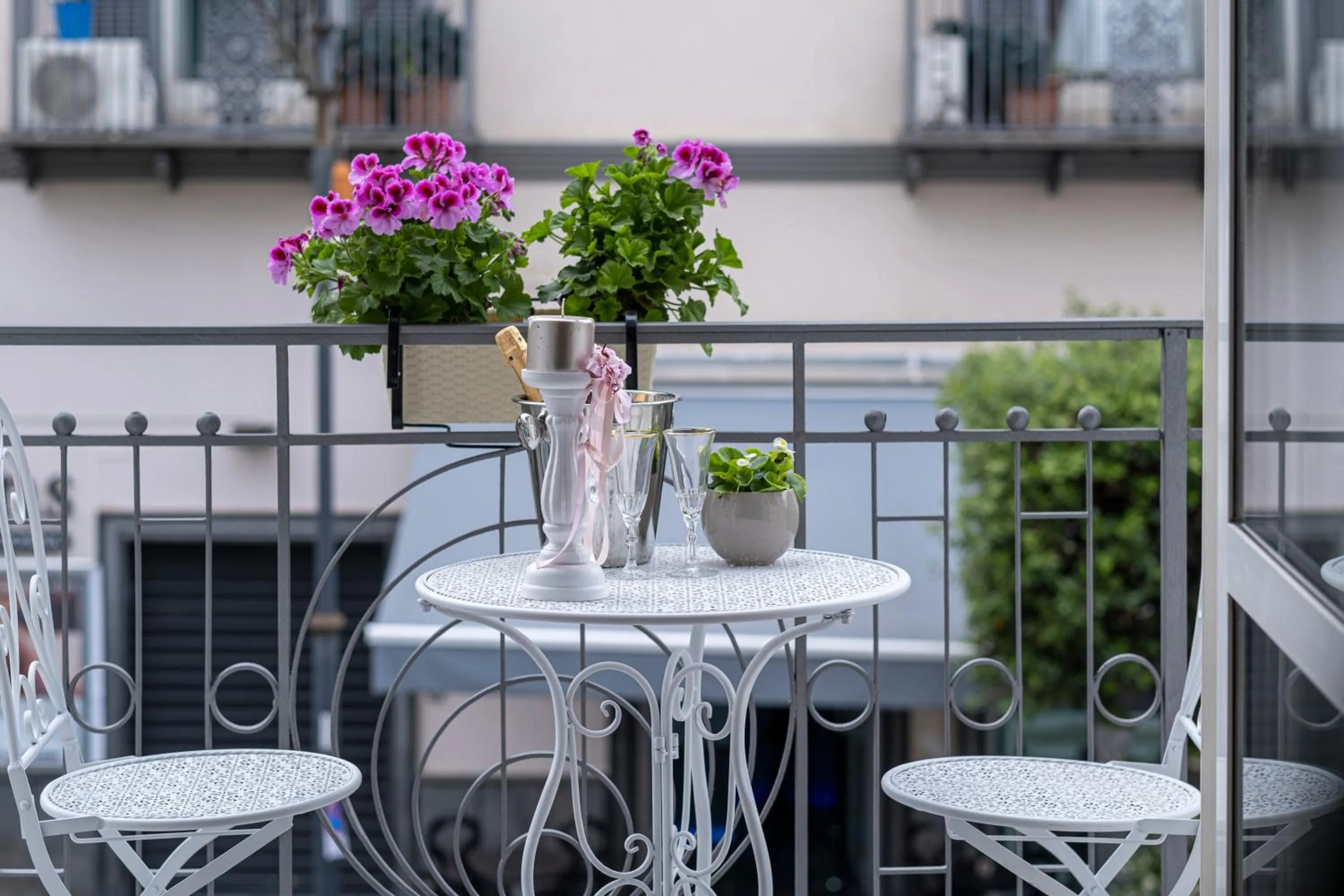 Balcony/Terrace in B&B VERZUS