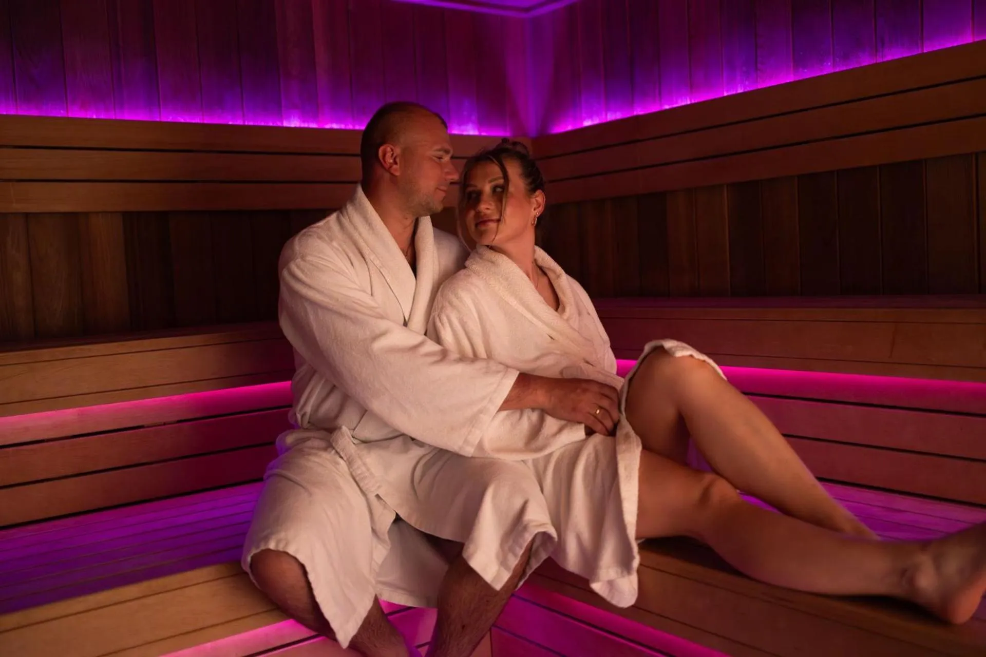 Sauna in Platinum Mountain Hotel&SPA