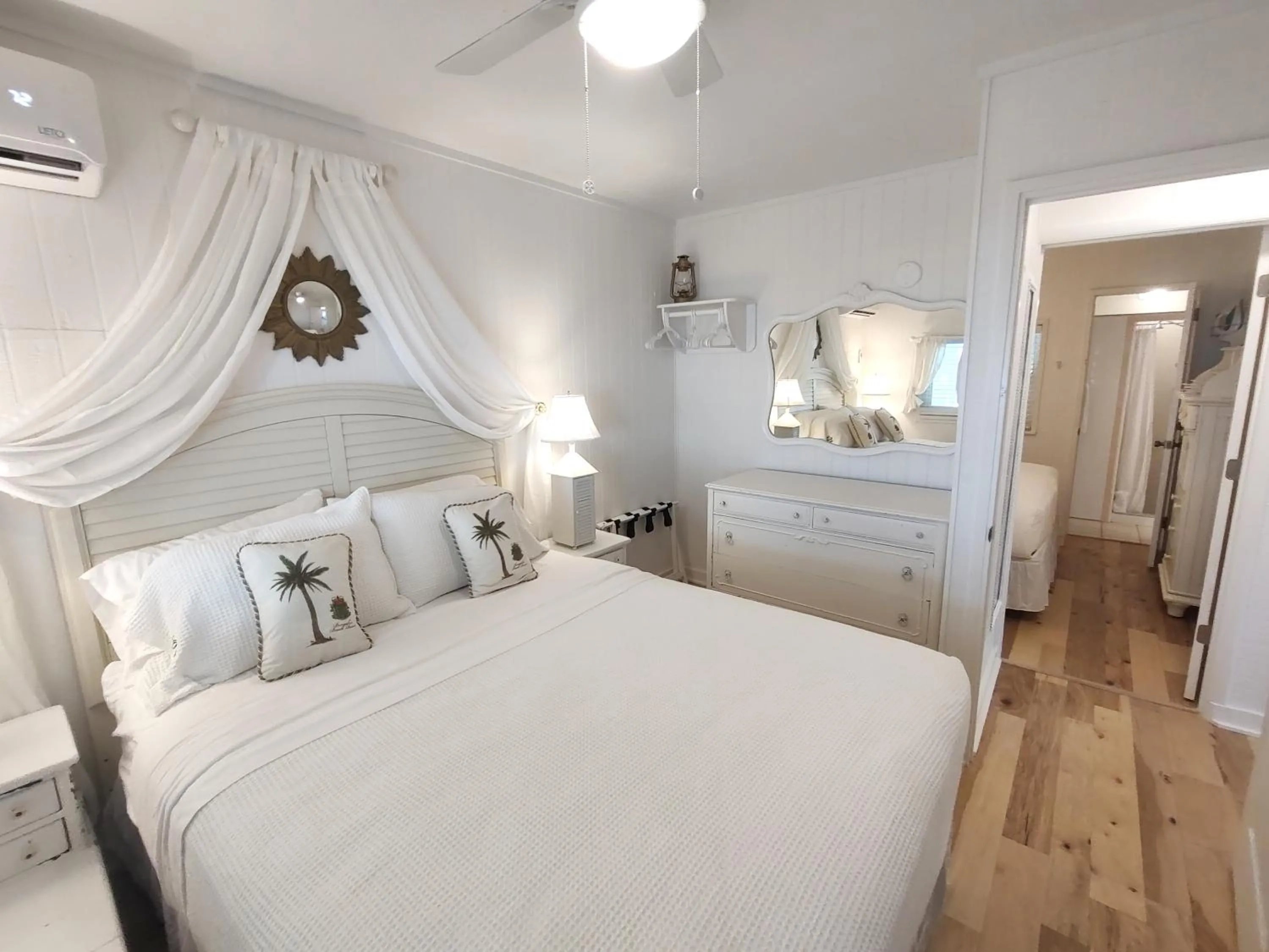 Bed in Bungalow Beach Resort