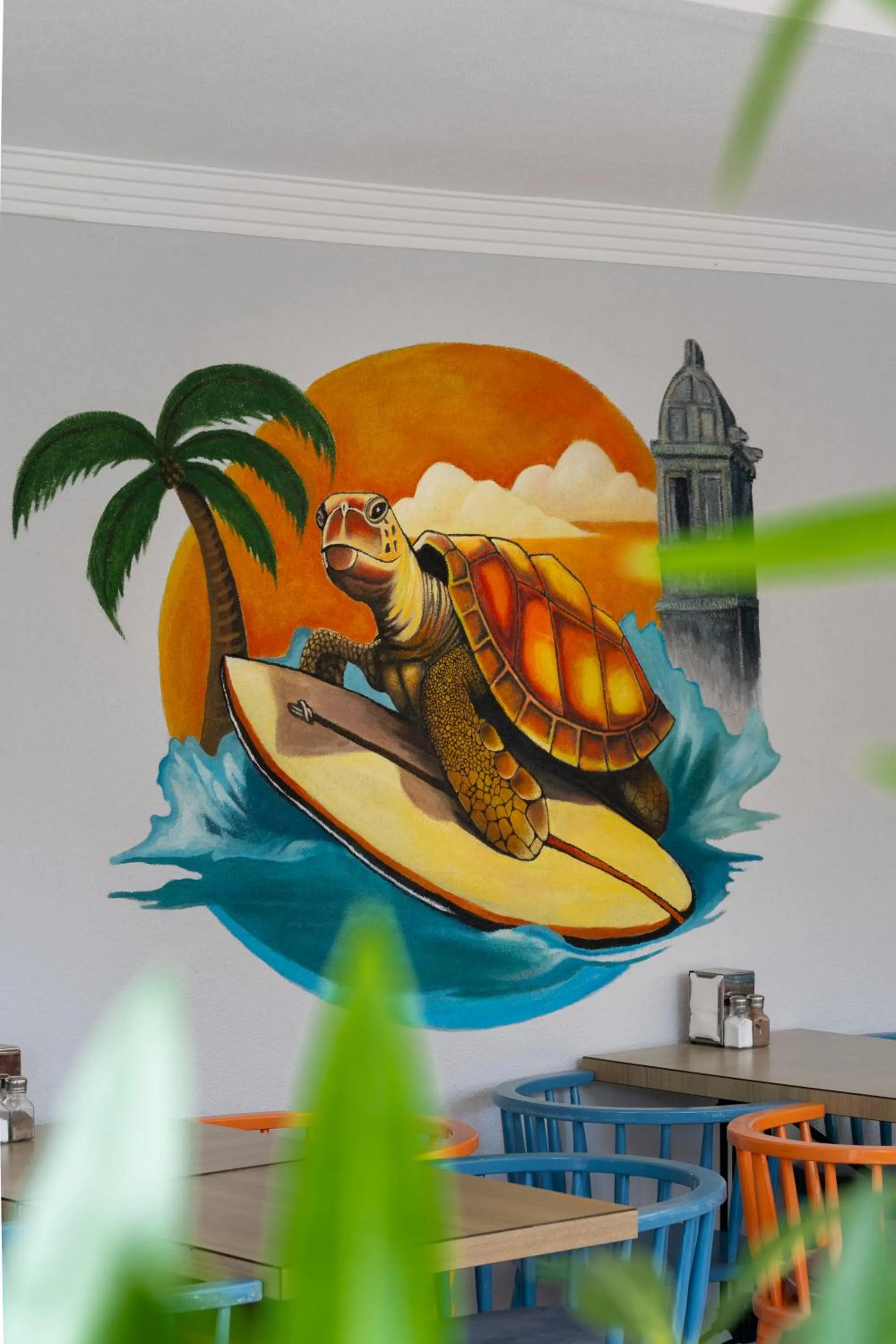 Decorative detail in İsinda Pansiyon