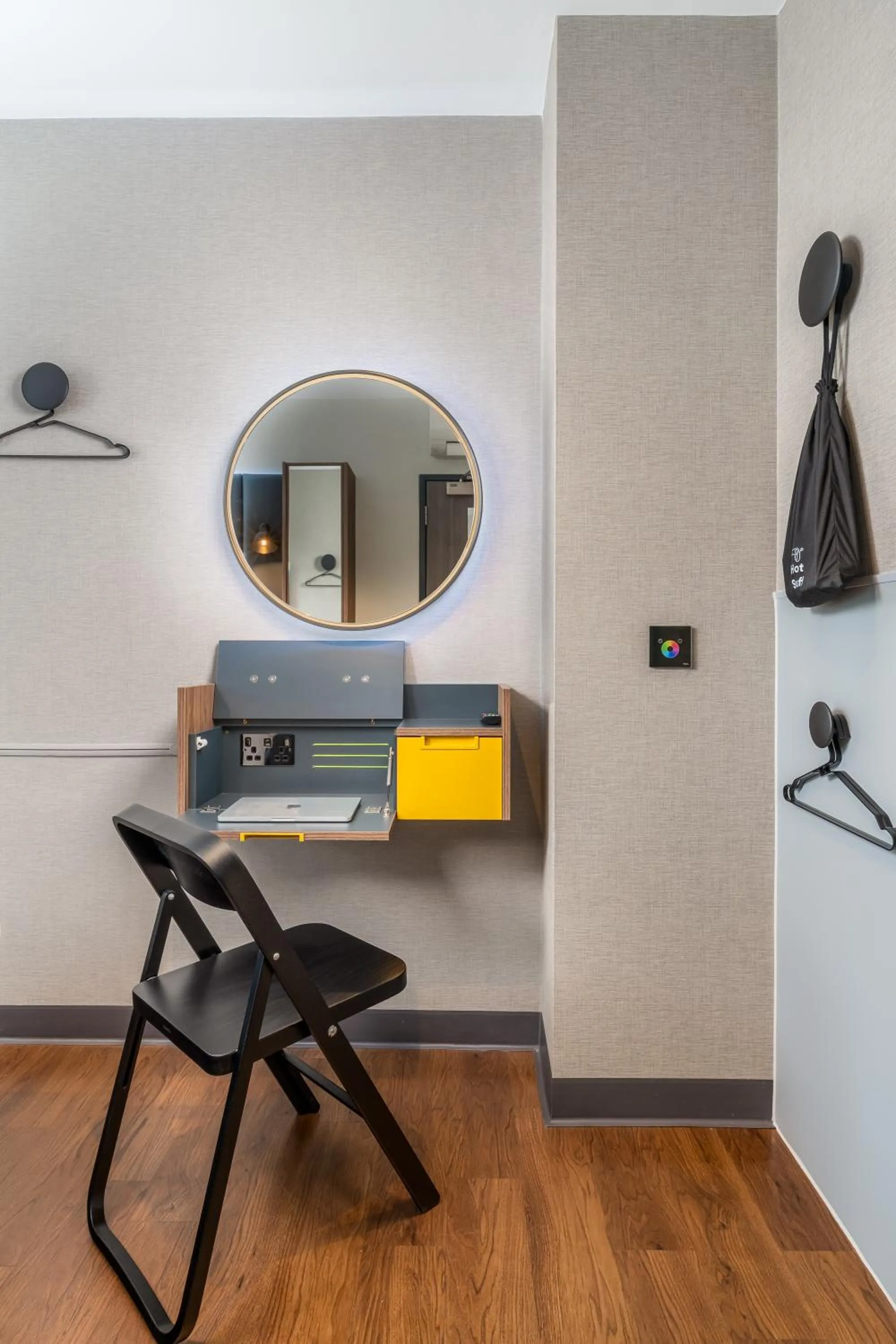 Seating area in Point A Hotel Edinburgh Haymarket