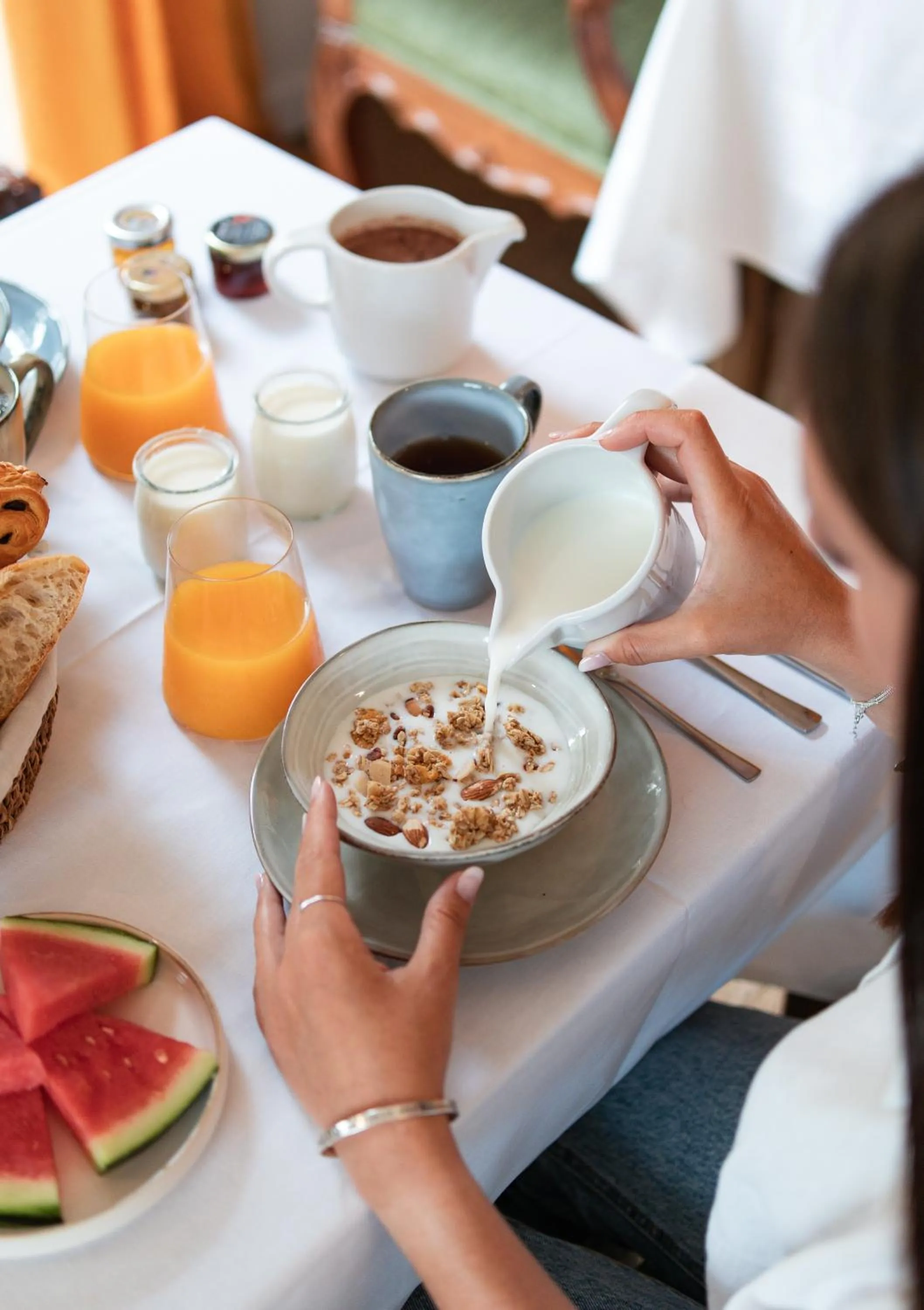 Breakfast in Les Vergers de Saint Paul