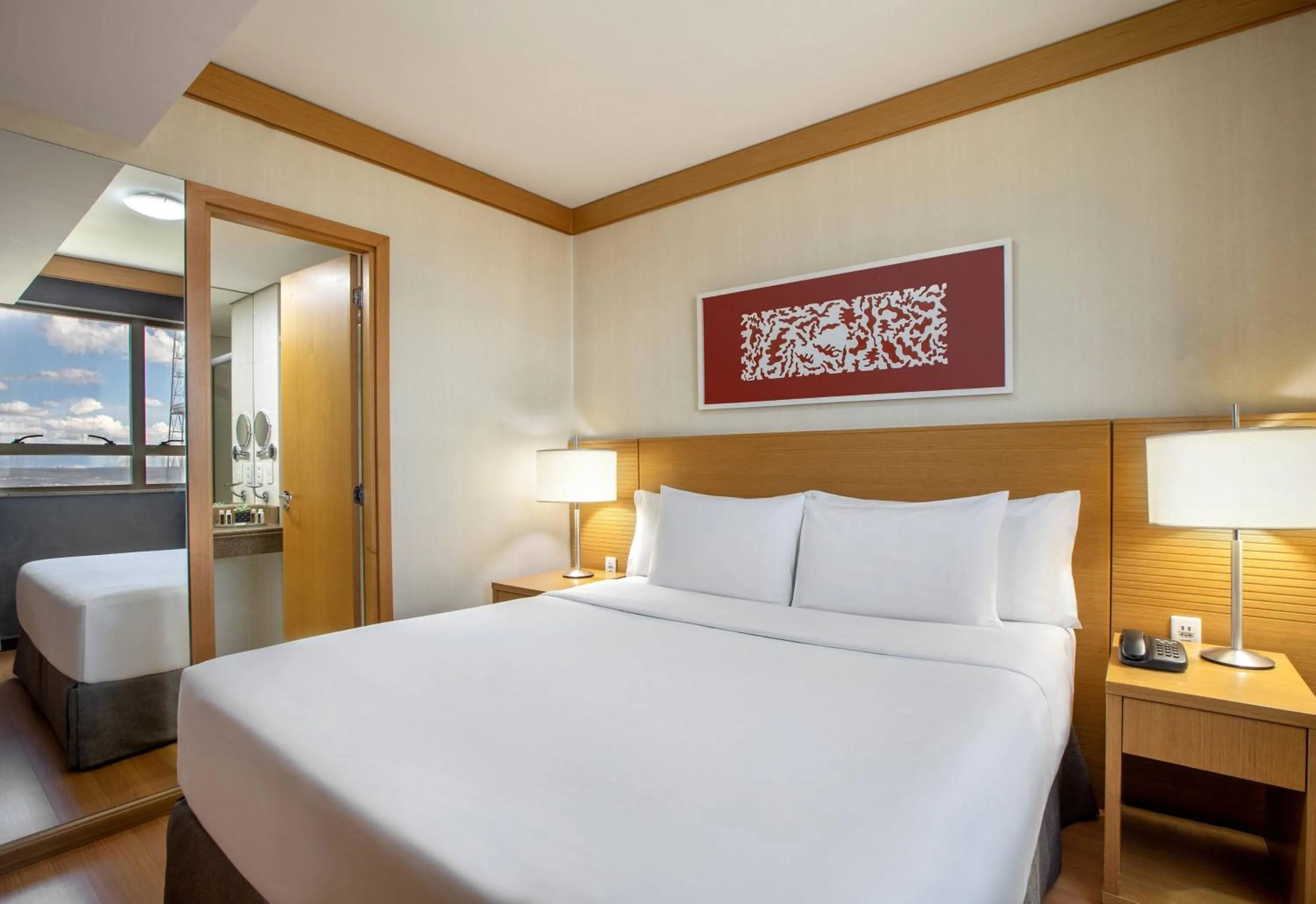 Property building, Bed in Hotel Brasil 21 Convention Affiliated by Meliá