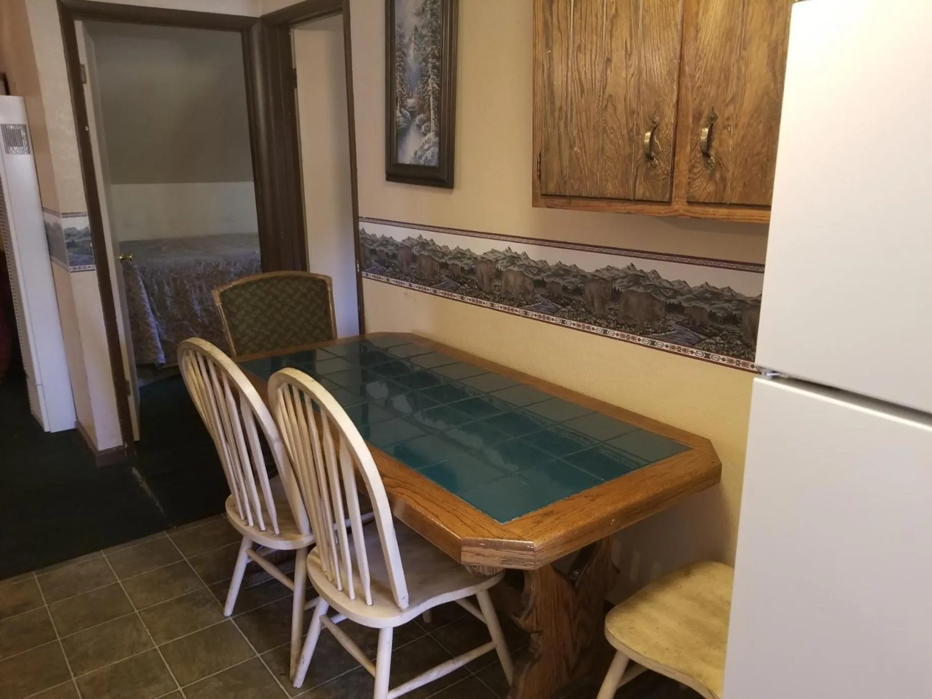 Dining area in Timberline Lodge