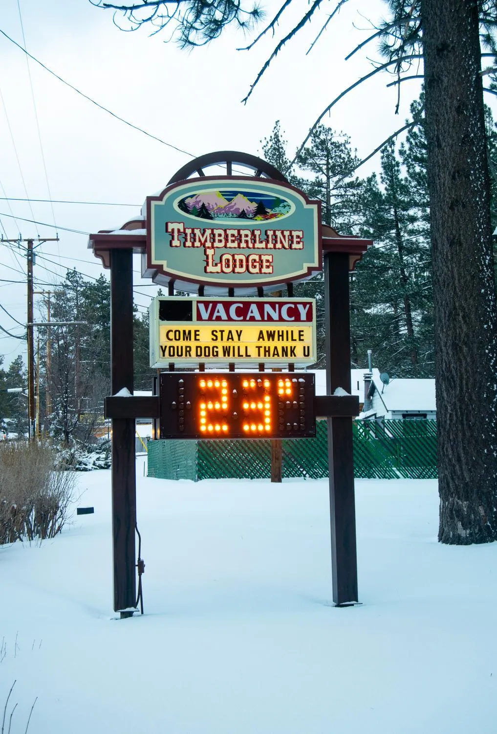 Winter in Timberline Lodge