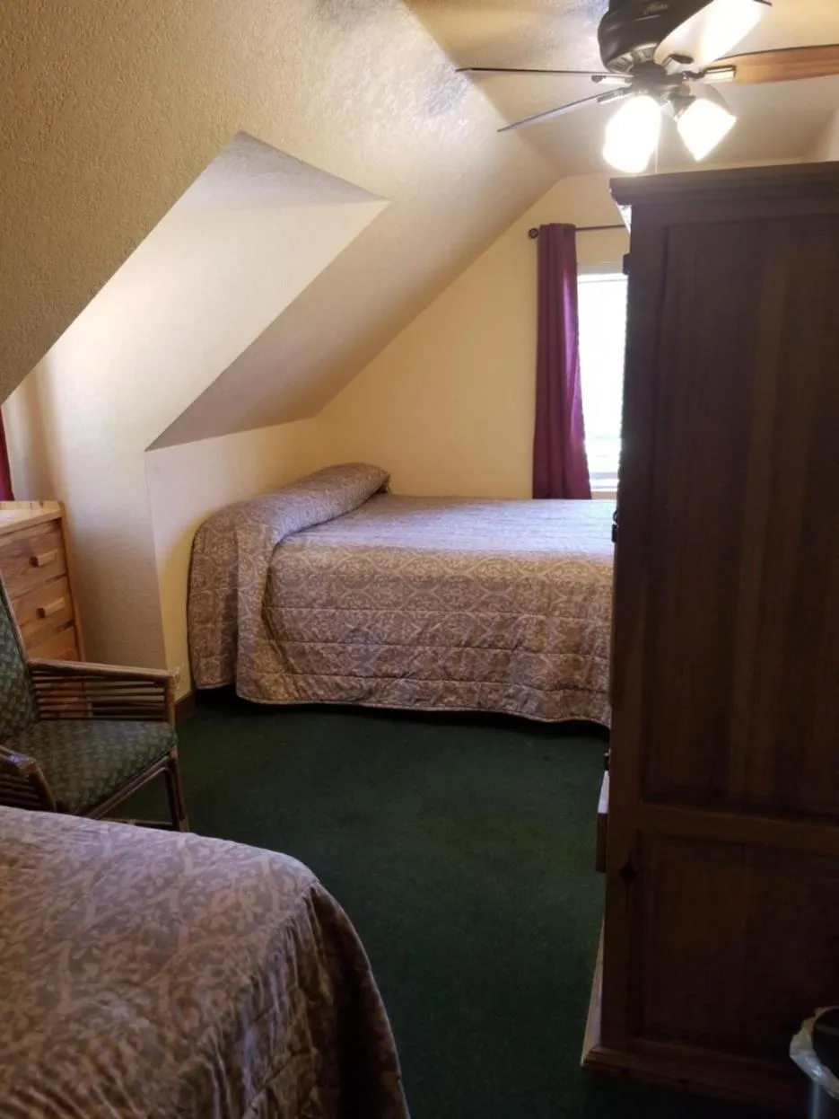 Bed in Timberline Lodge