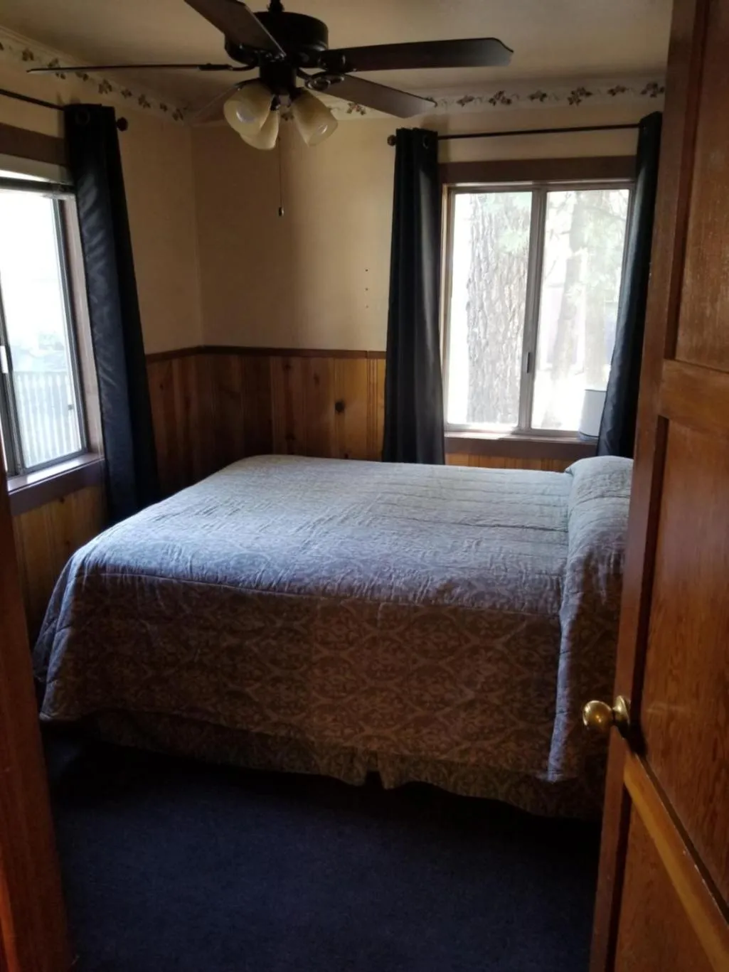 Bed in Timberline Lodge