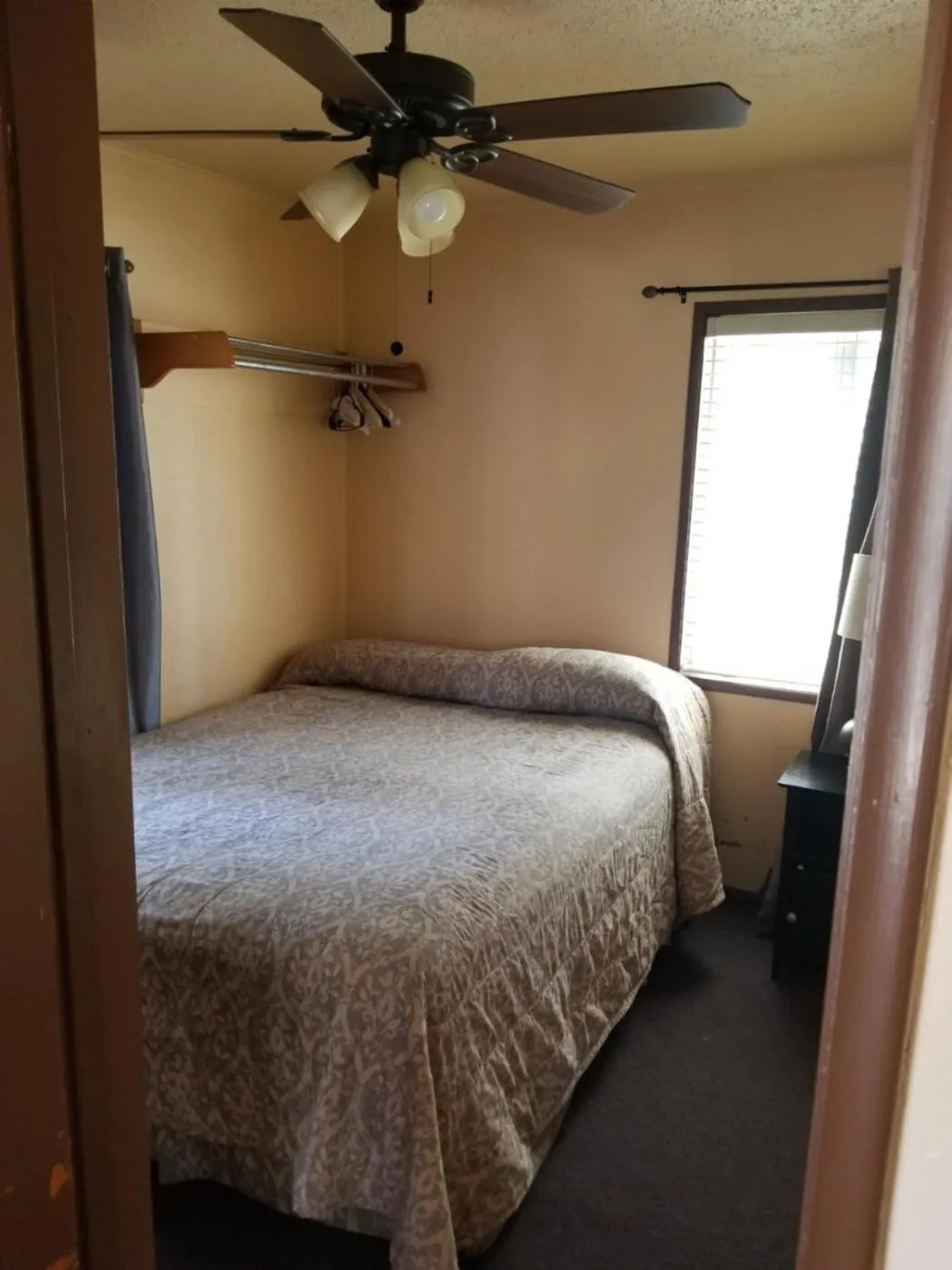 Bed in Timberline Lodge