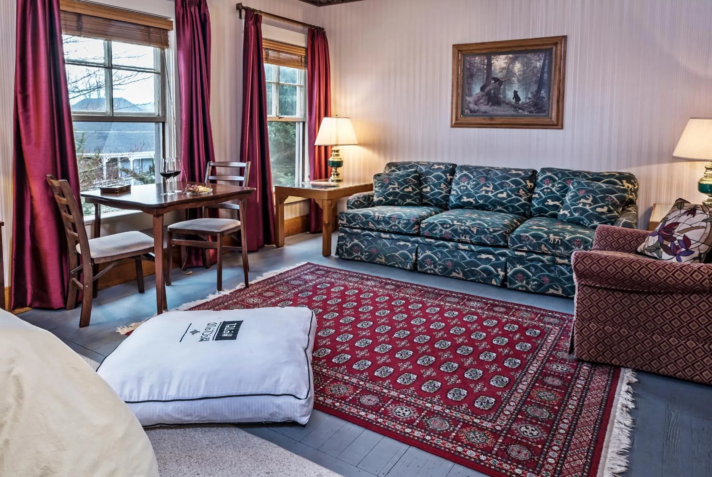 Bed in McCloud Hotel