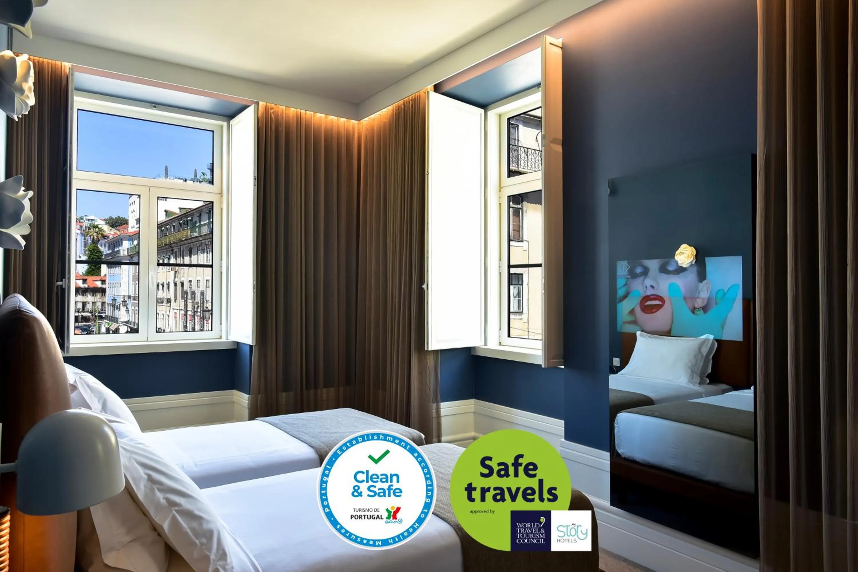 TV and multimedia, Bed in My Story Hotel Figueira