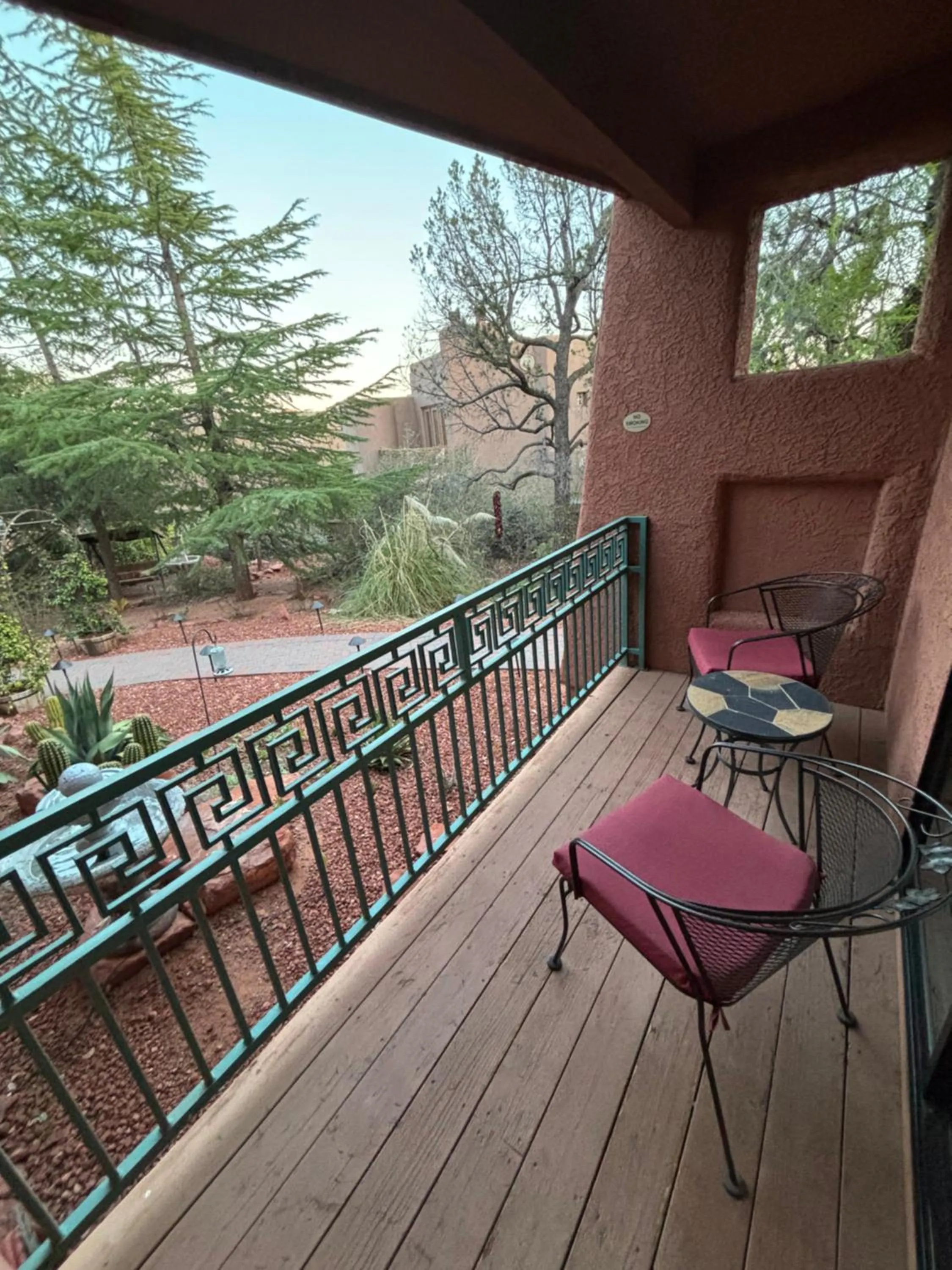 Balcony/Terrace in Casa Sedona Inn
