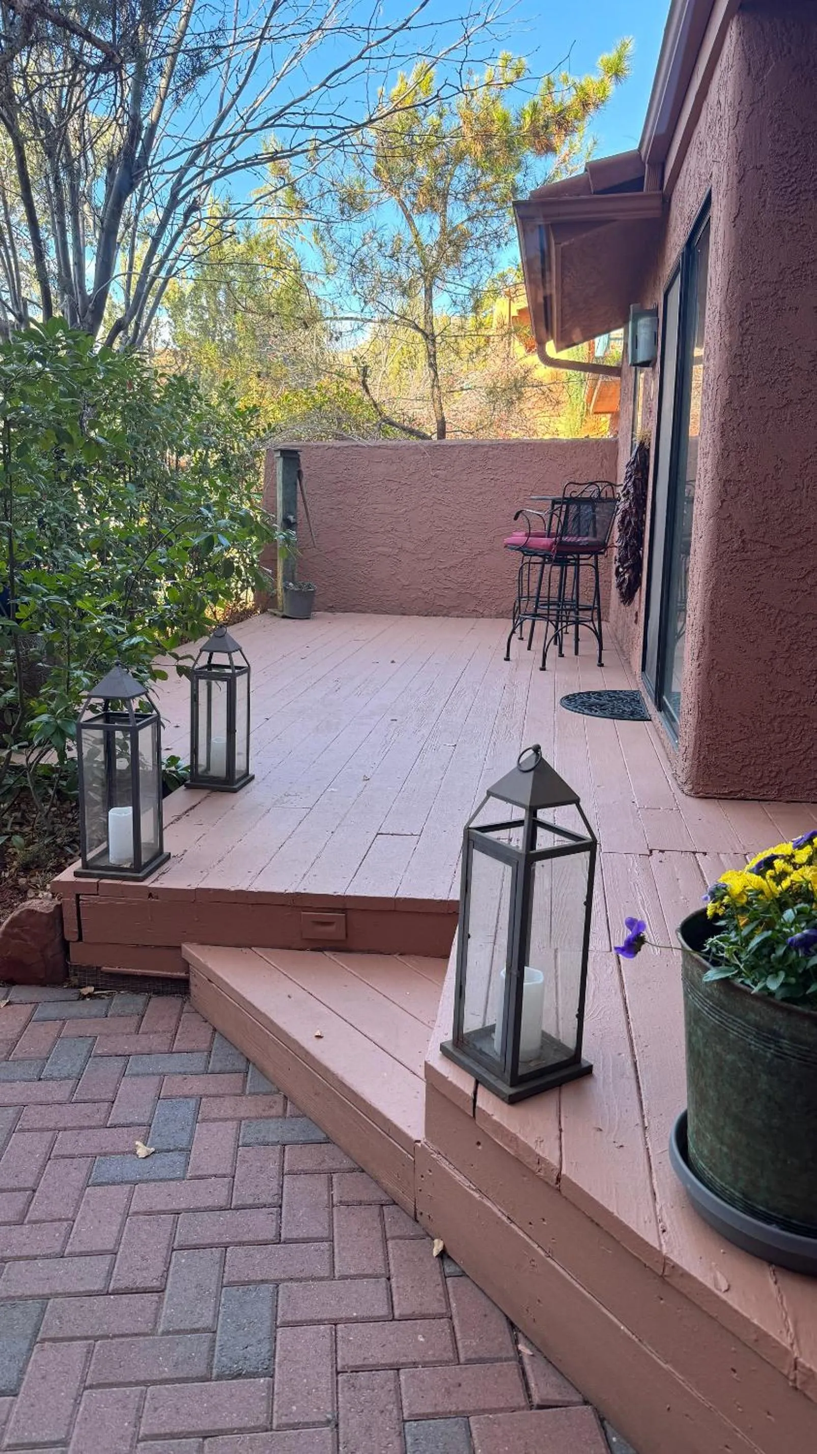 Patio in Casa Sedona Inn