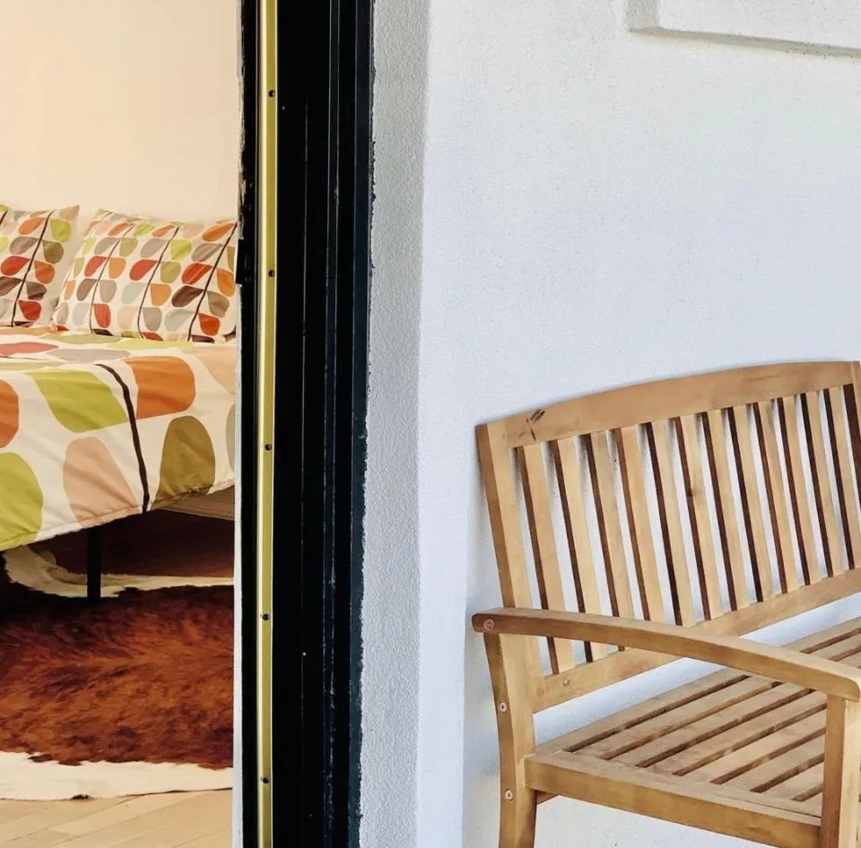 Bed in Dragonfly Motor Lodge