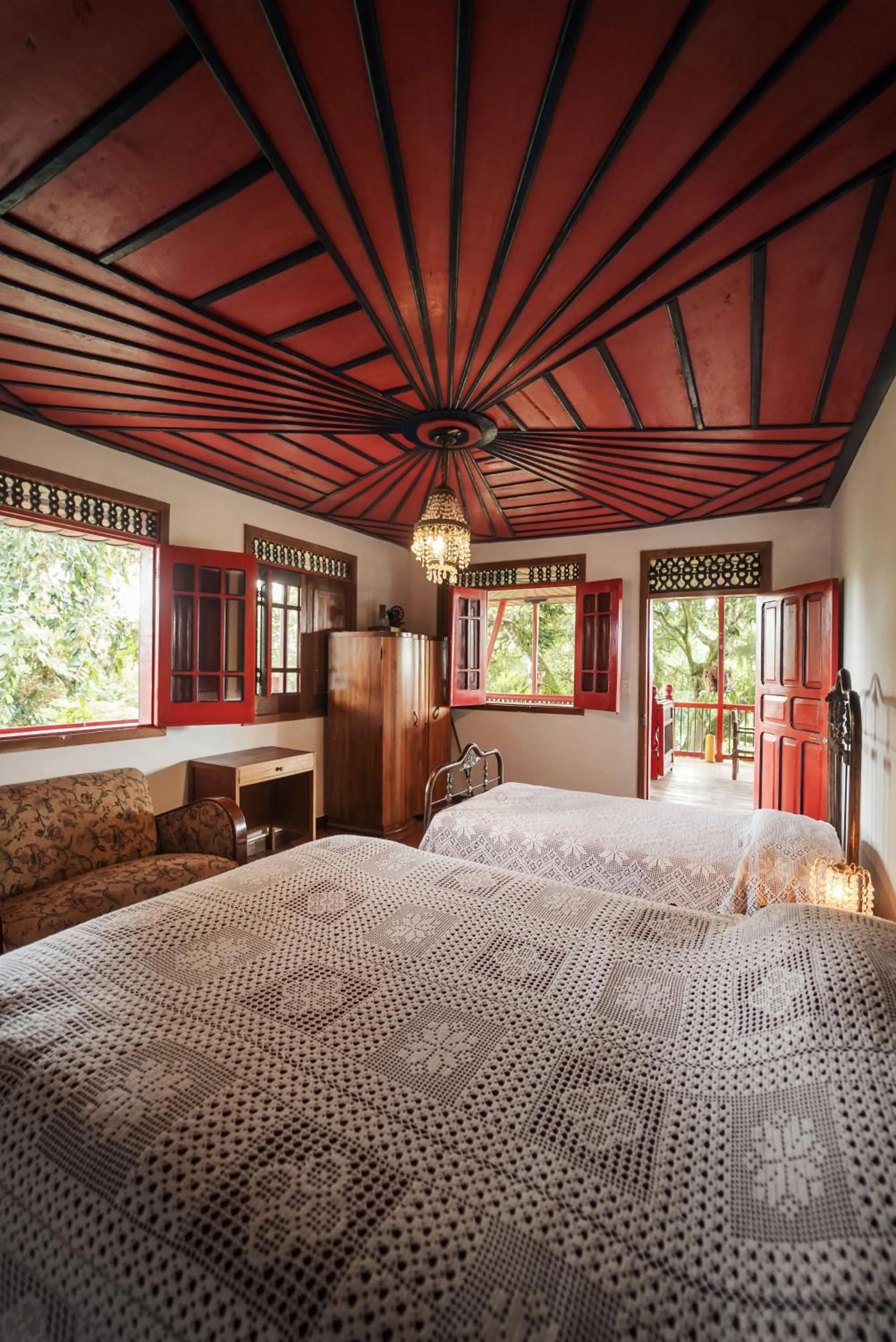 Bedroom, Bed in Finca Hotel