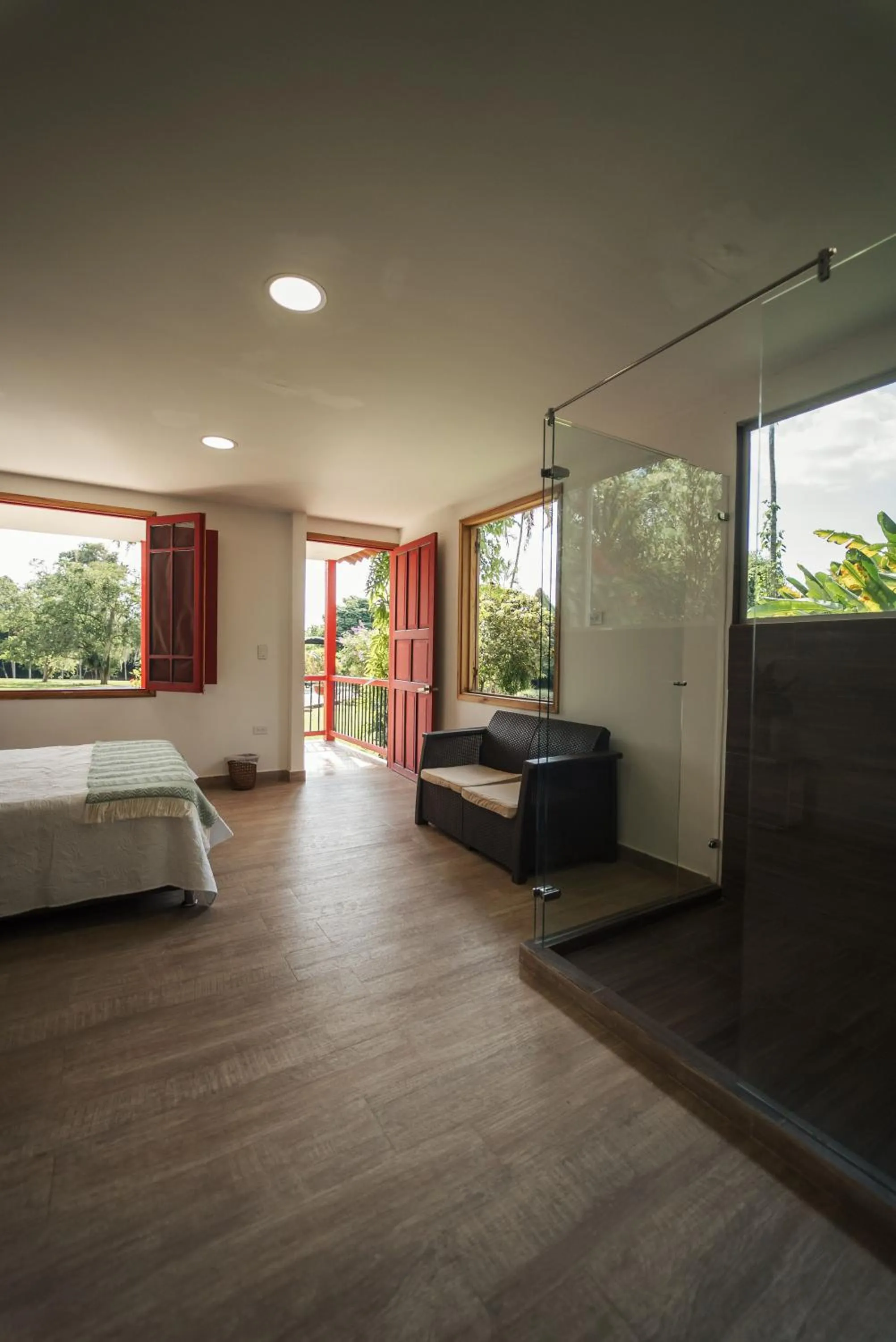 Photo of the whole room, Bed in Finca Hotel