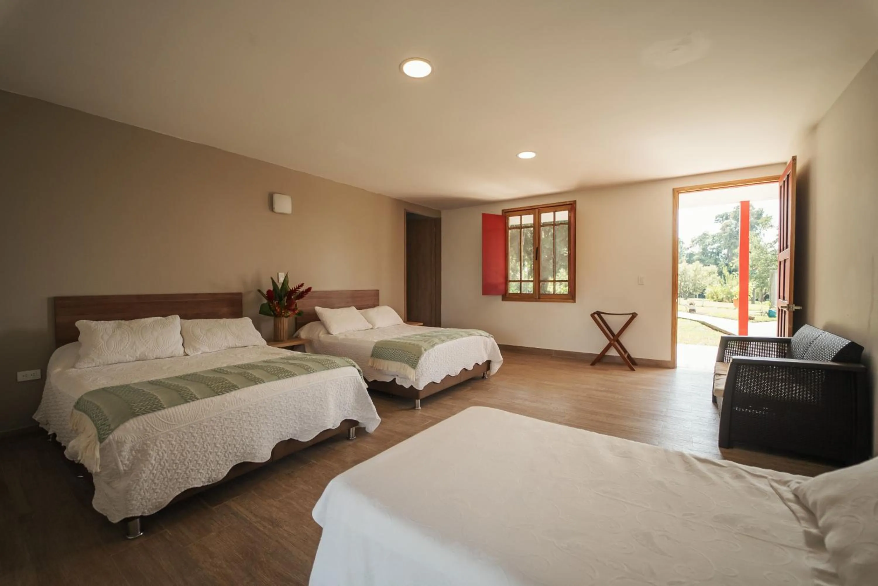 Bedroom, Bed in Finca Hotel
