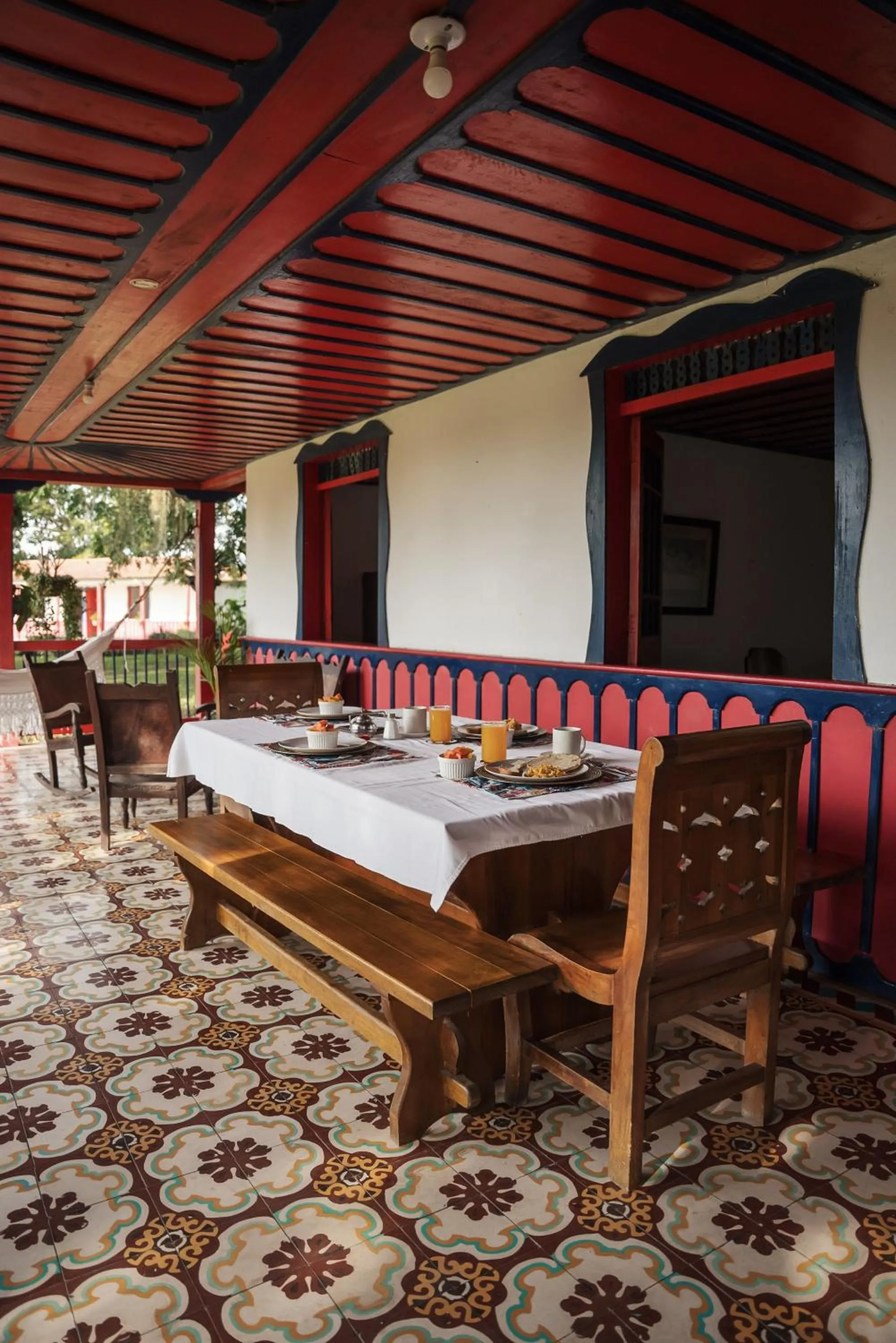 Breakfast, Bed in Finca Hotel