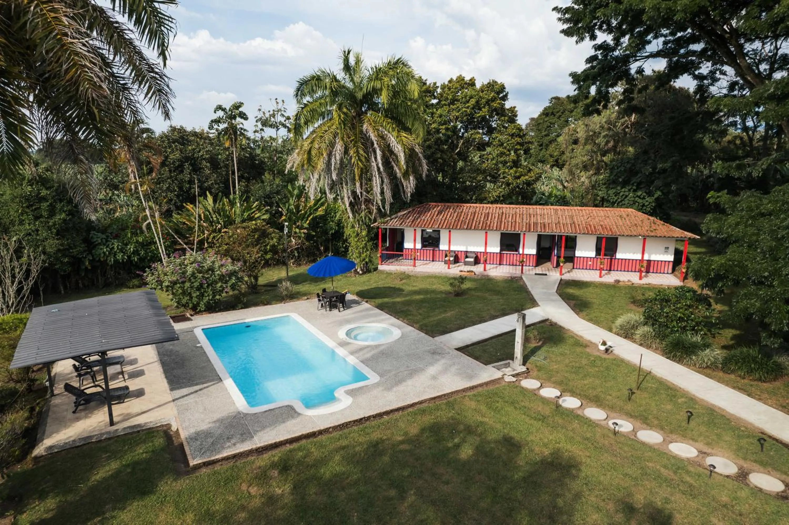 Property building in Finca Hotel