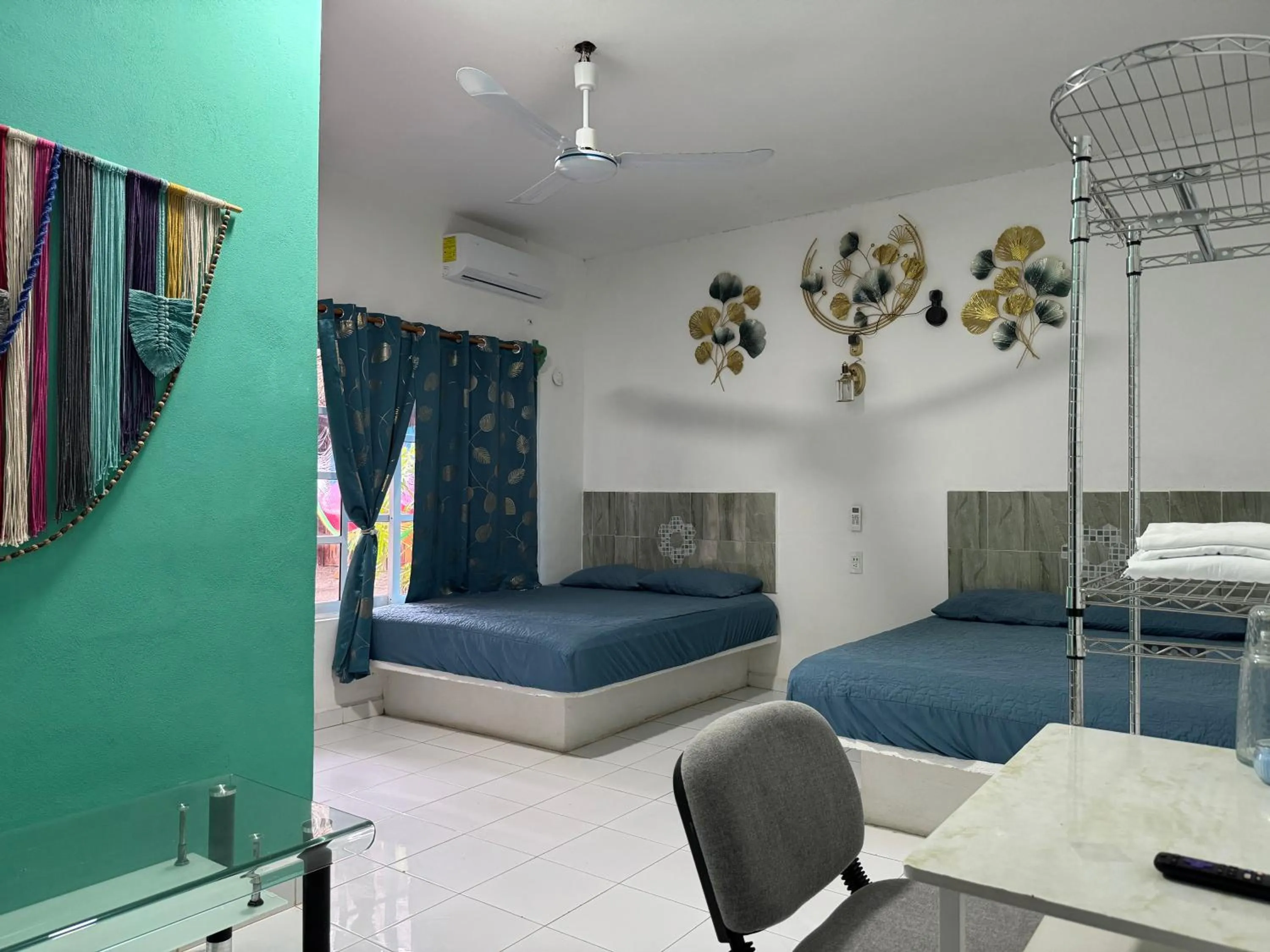 Bed in Zayali Bacalar - Guest House