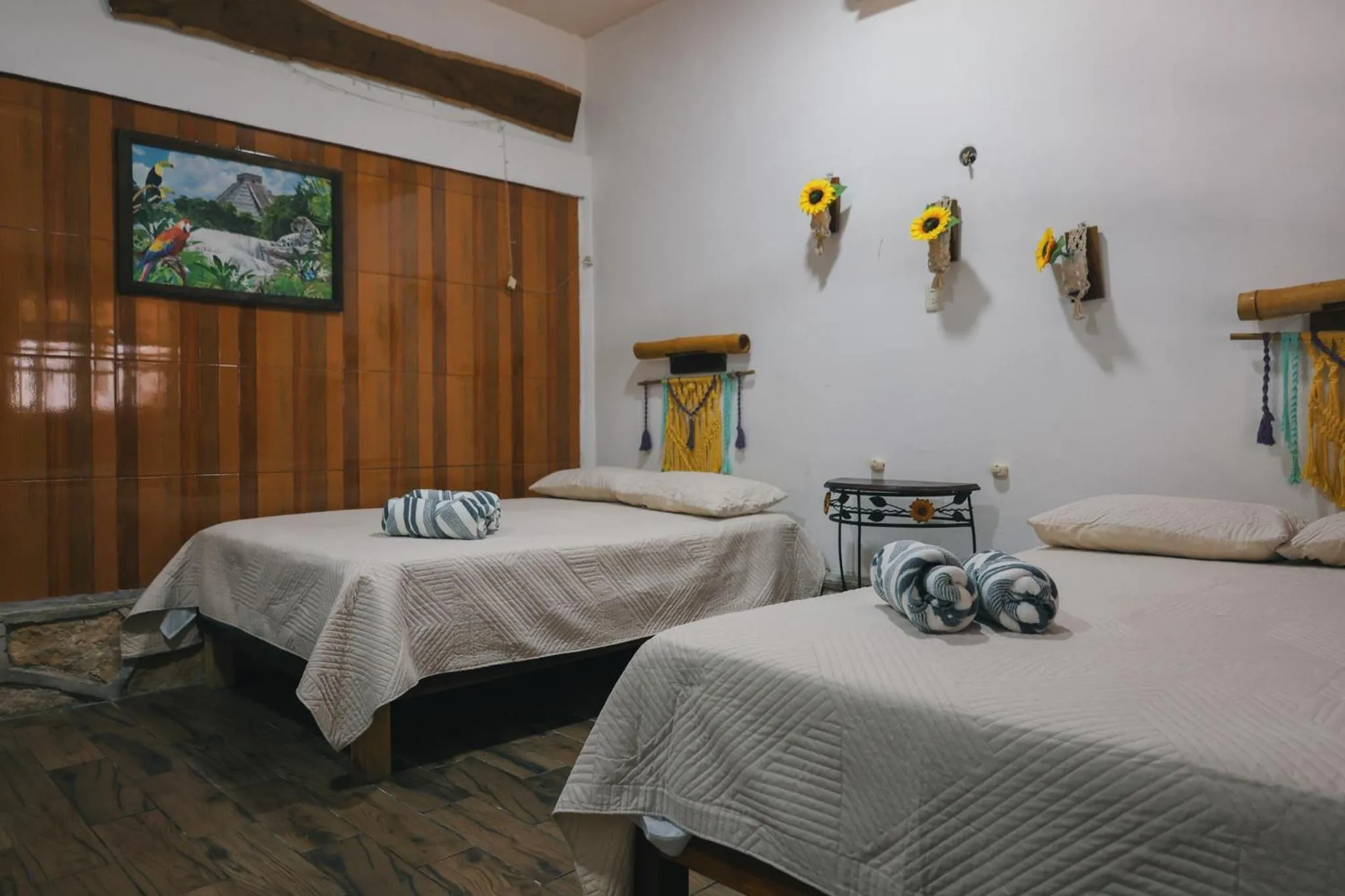 Bed in Zayali Bacalar - Guest House